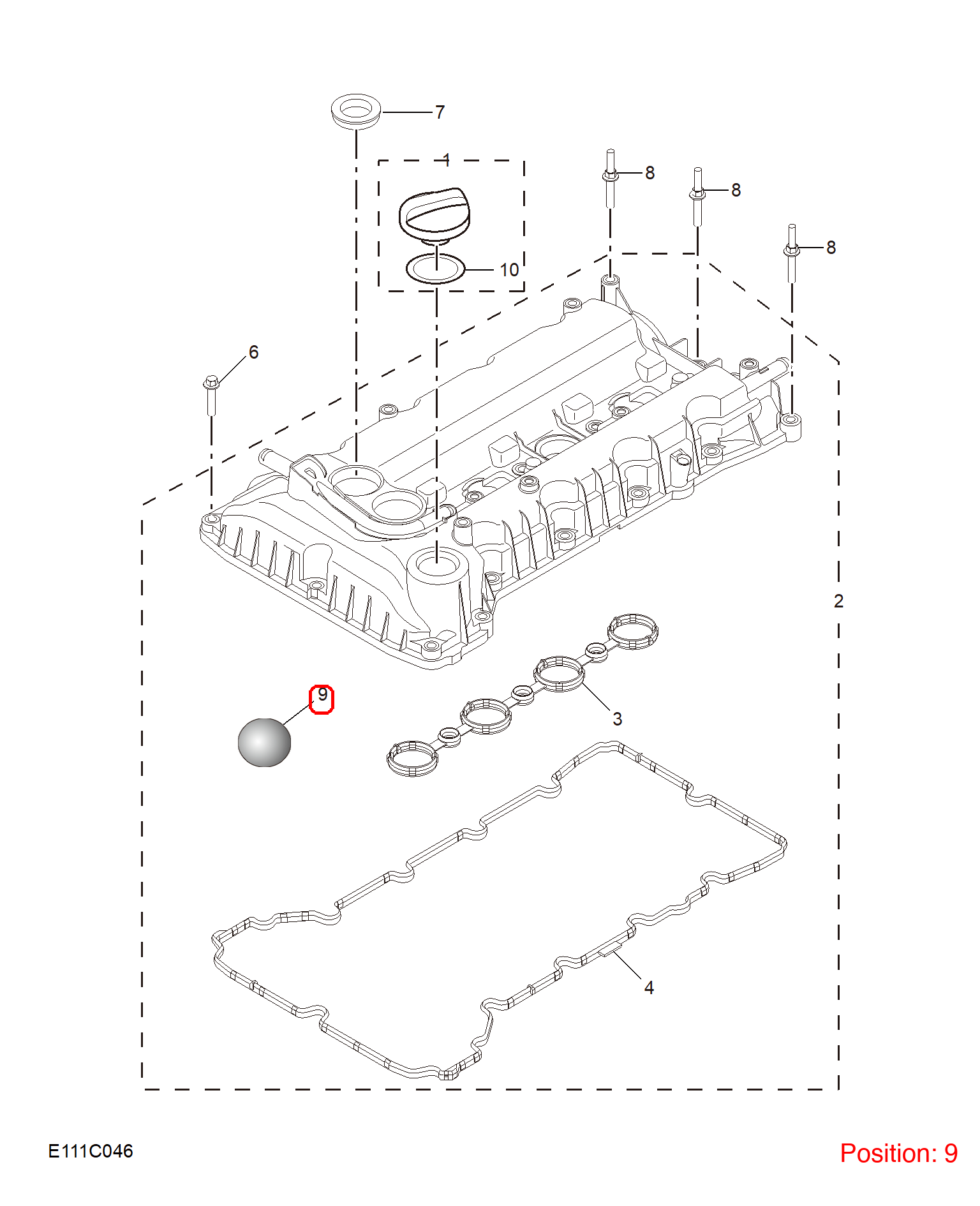 MG Check valve OEM 10224037 FOR MG MG5 10224037-MG_OEM