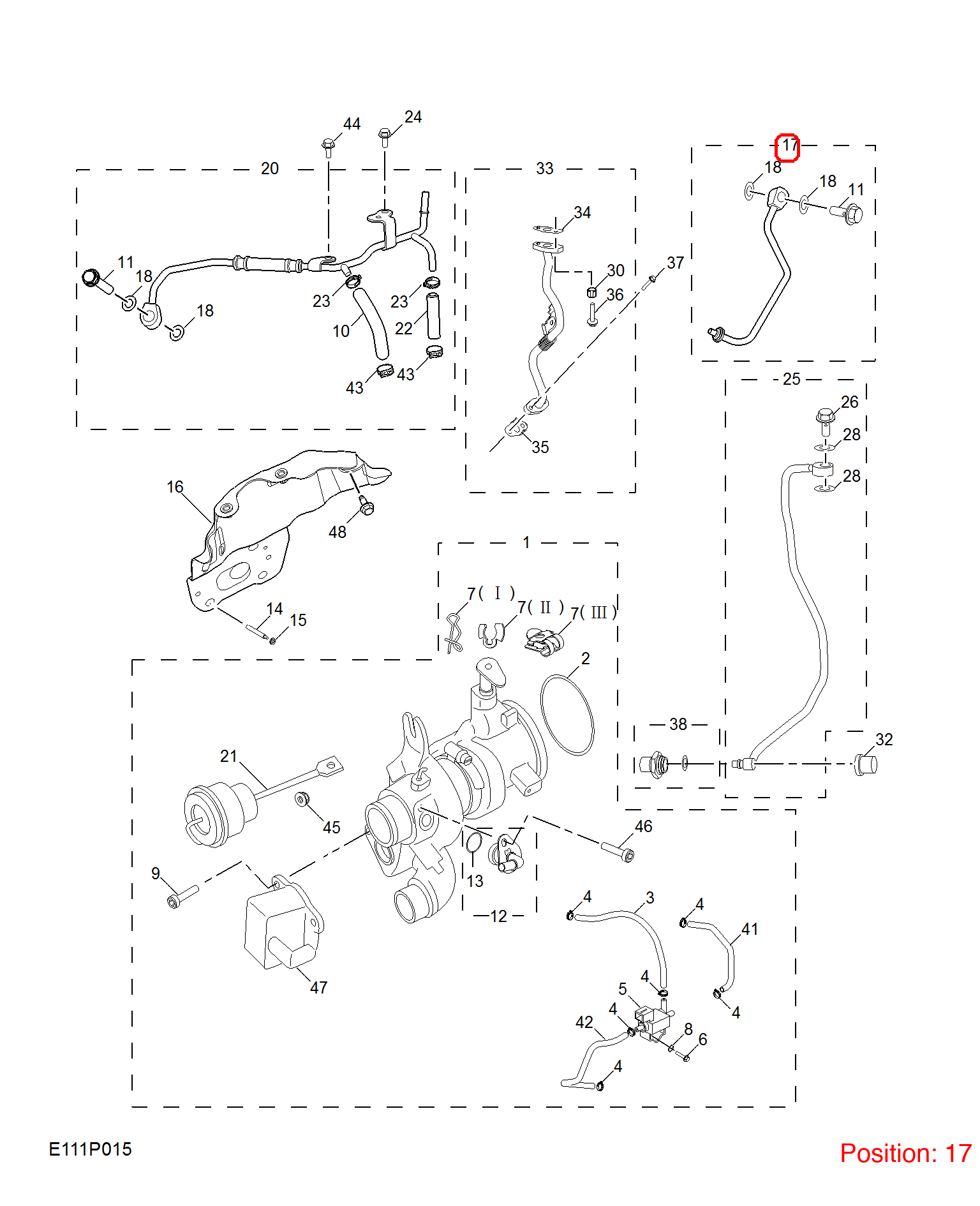 MG Turbocharger water pipe OEM 10227292 FOR MG 10227292-MG_OEM