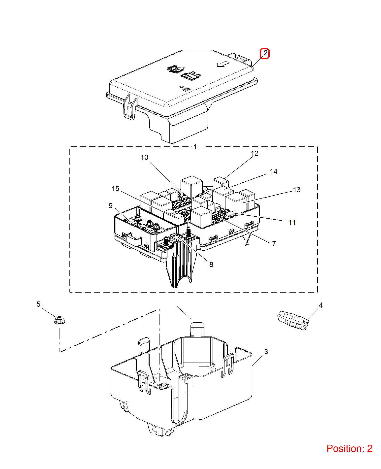 MG Fuse box cover OEM 10228909 FOR MG 10228909-MG_OEM