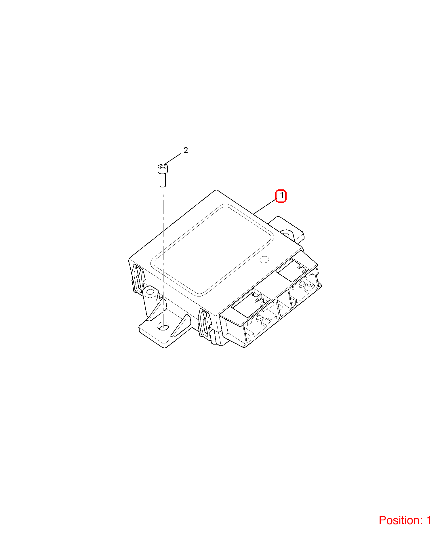 MG 4WD computer OEM 10232685 FOR MG 10232685-MG_OEM