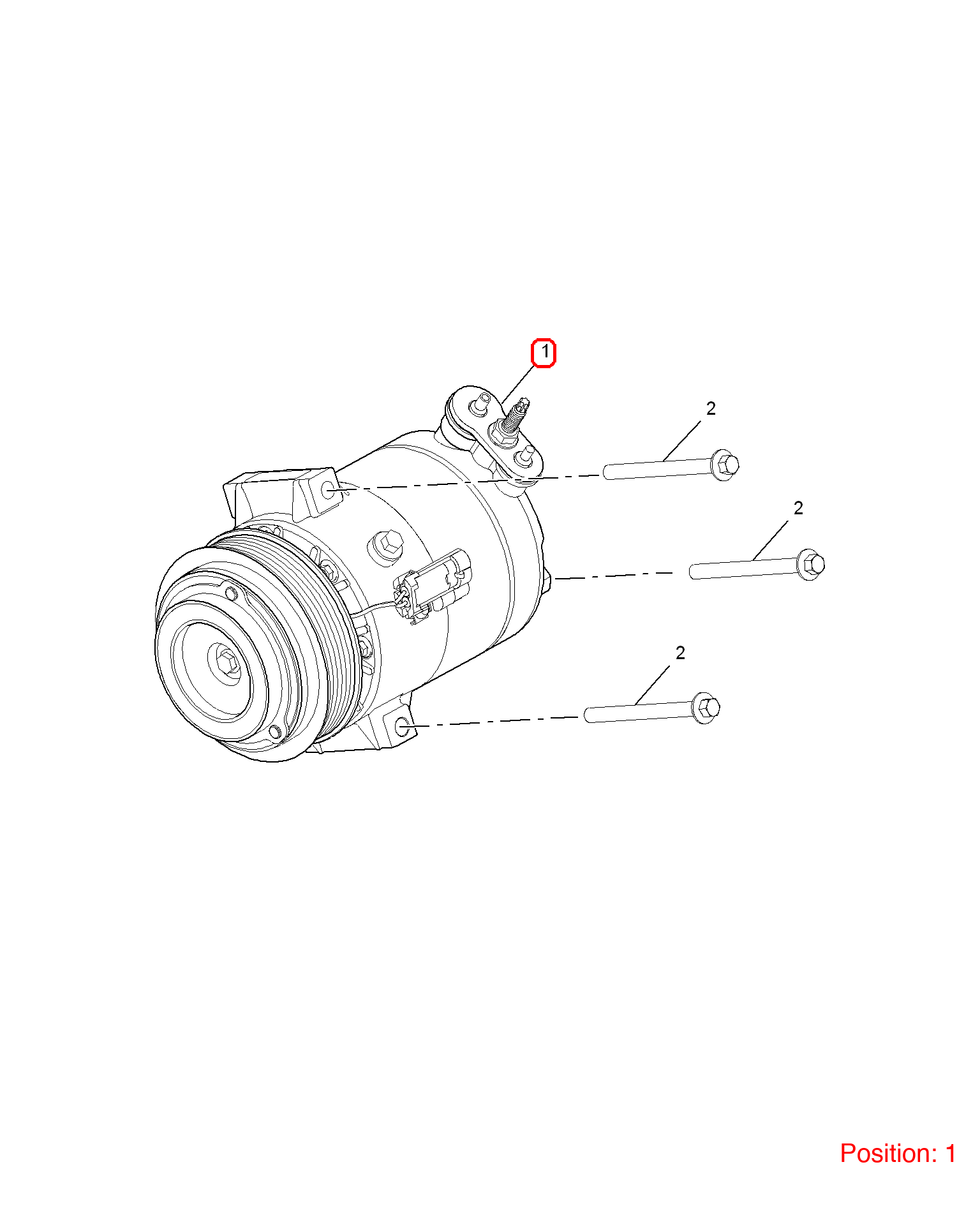 MG A/C Compressor OEM 10234120 FOR MG RX5 10234120-MG_OEM
