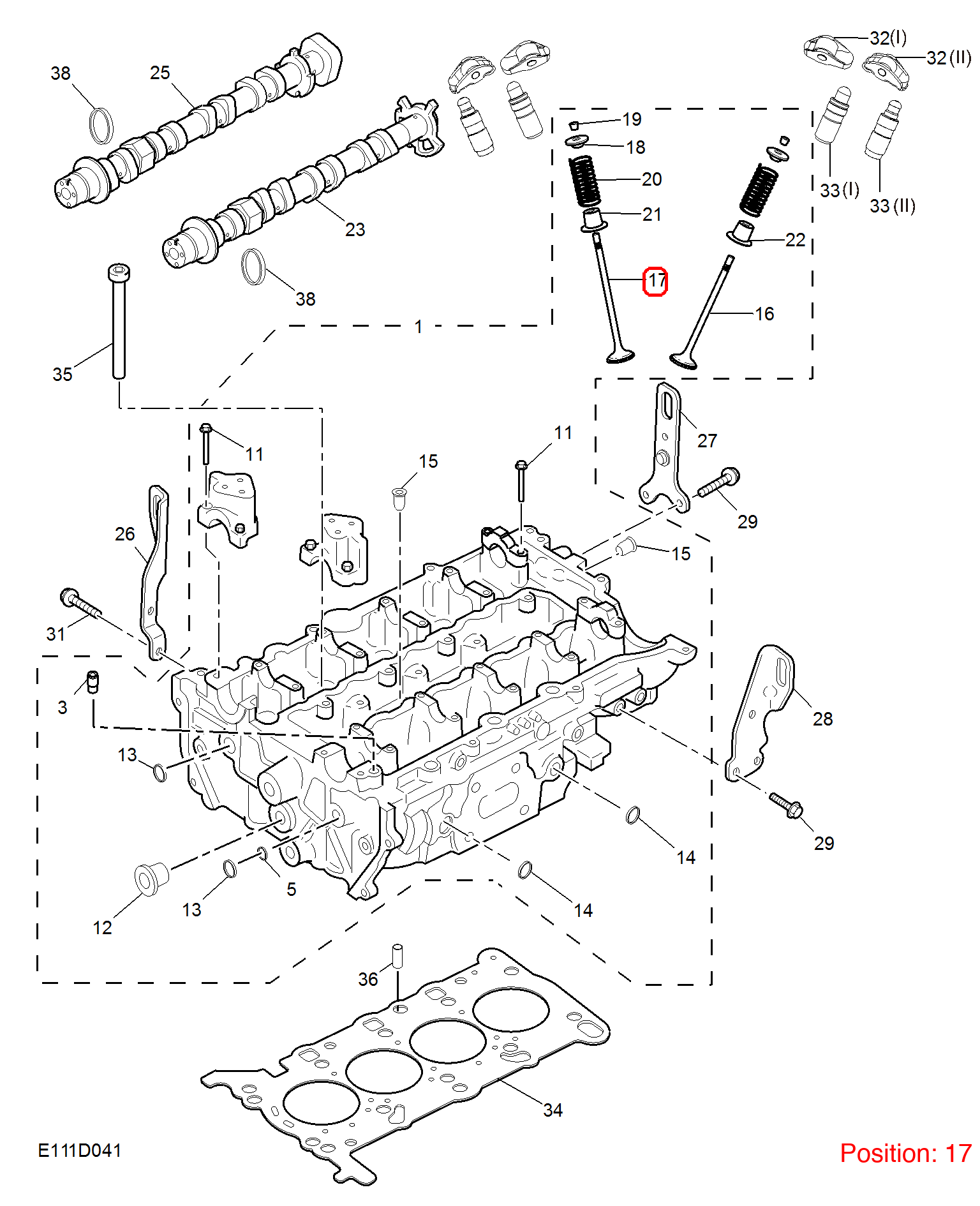 MG Valve OEM 10237279 FOR MG RX5 MG5 MG6 10237279-MG_OEM