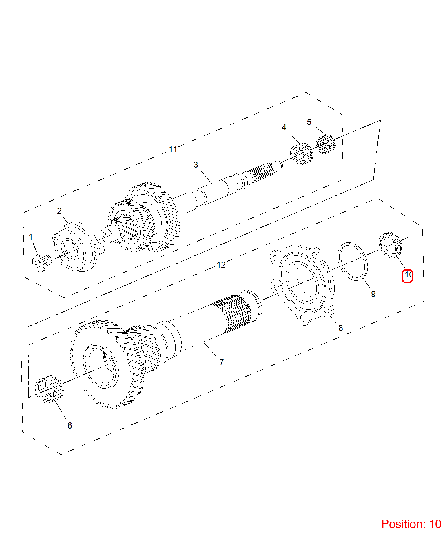 MG Transmission oil seal OEM 10240336 FOR MG RX5 MG6 10240336-MG_OEM