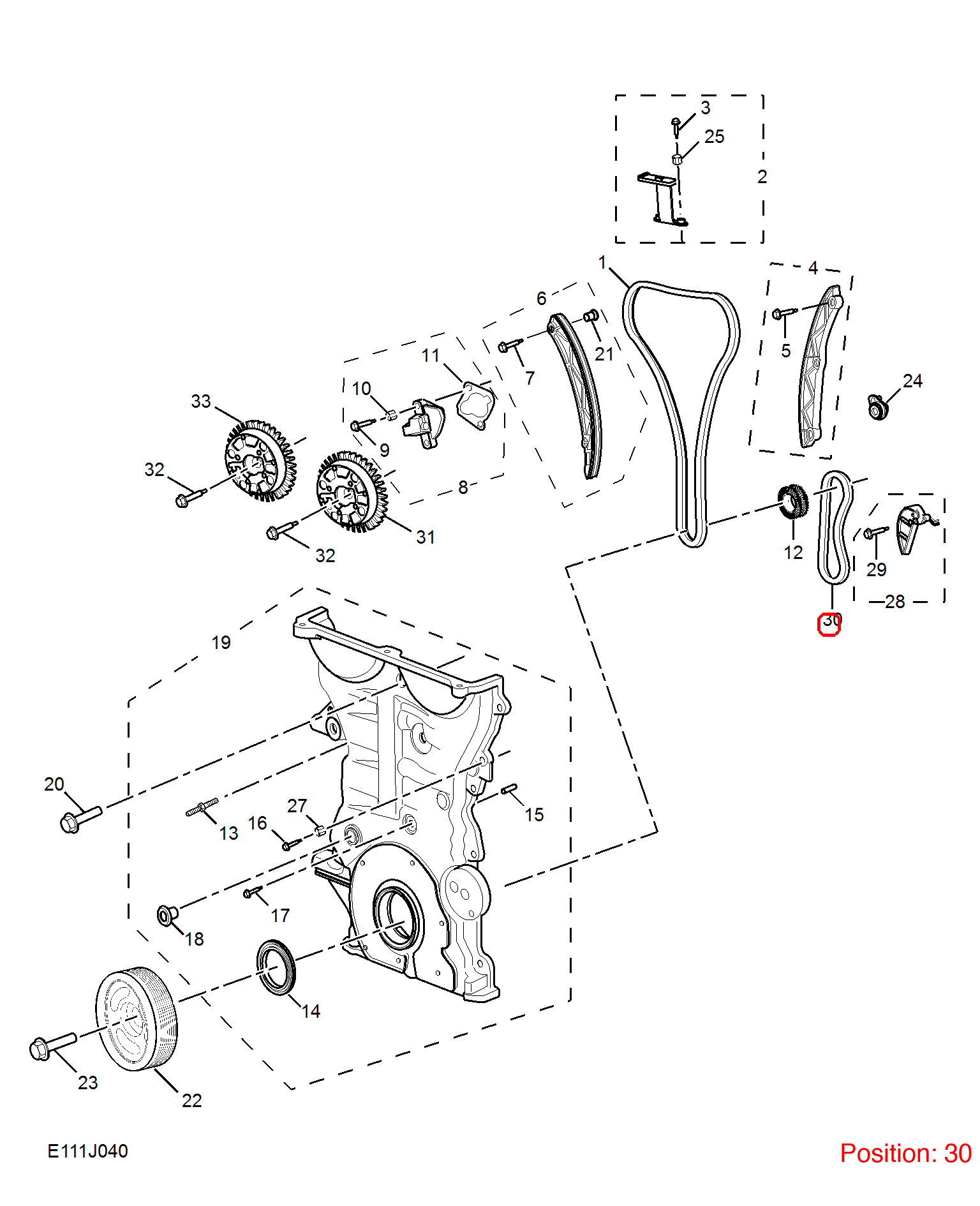 MG Oil pump chain OEM 10242558 FOR MG 10242558-MG_OEM
