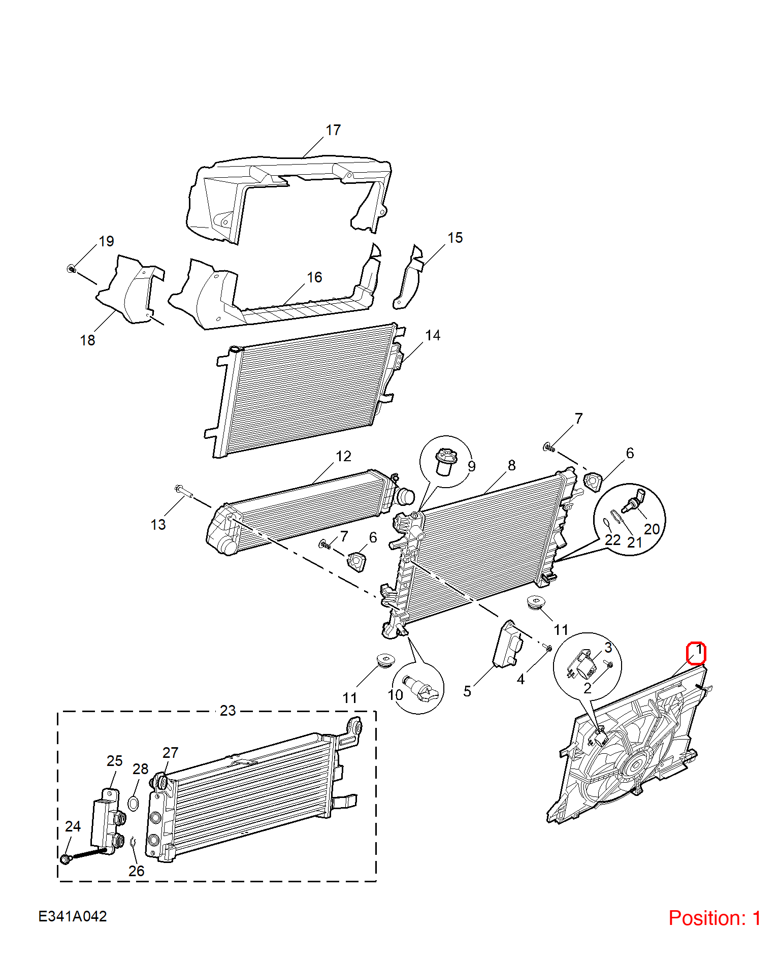MG Electric fan OEM 10251191 FOR MG 10251191-MG_OEM