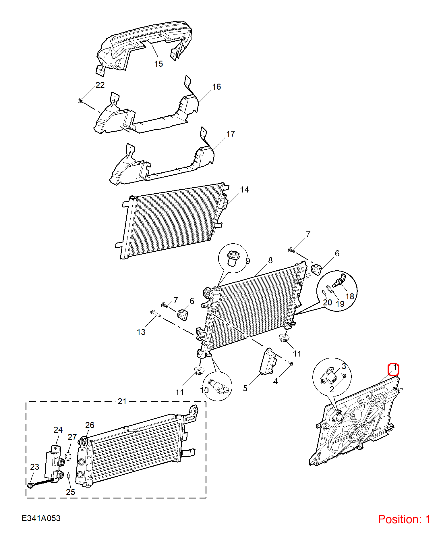 MG Electric fan OEM 10251200 FOR MG 10251200-MG_OEM