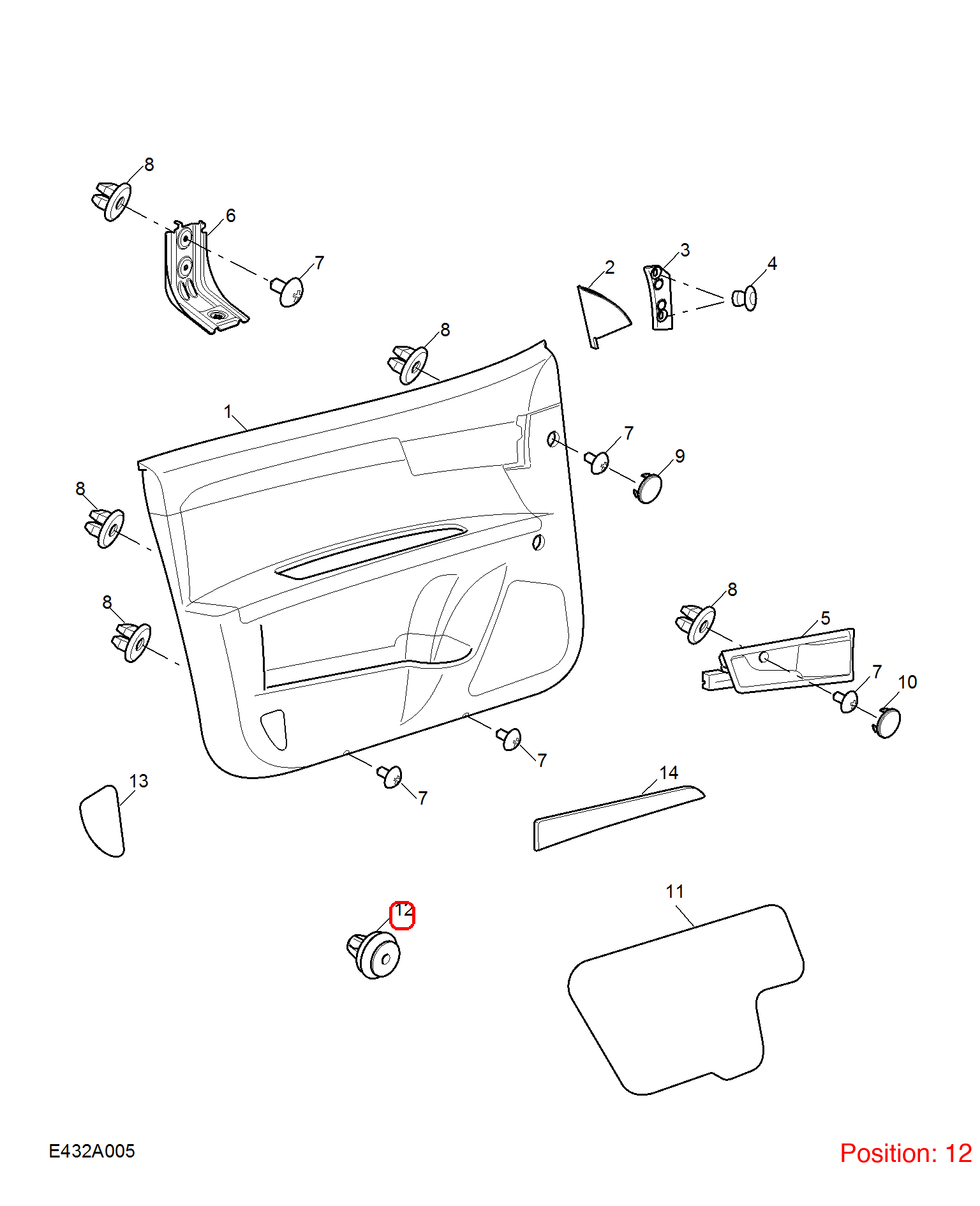 MG Buckle OEM 10252403 FOR MG350 10252403-MG_OEM