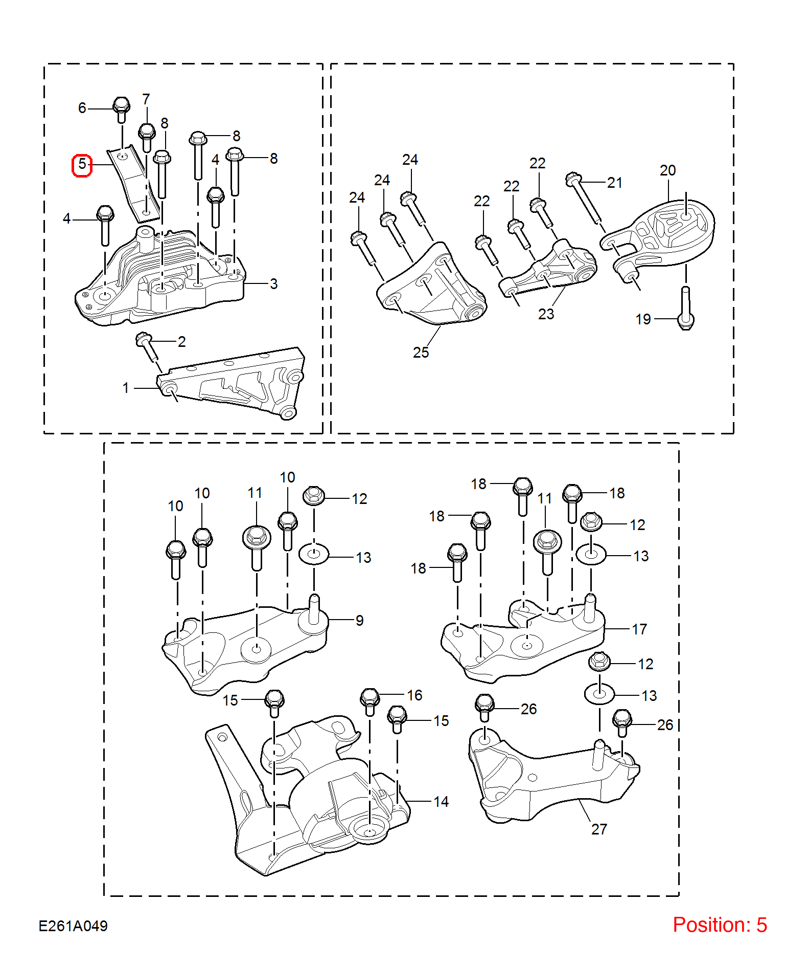 MG Engine mount bracket OEM 10253242 FOR MG 10253242-MG_OEM