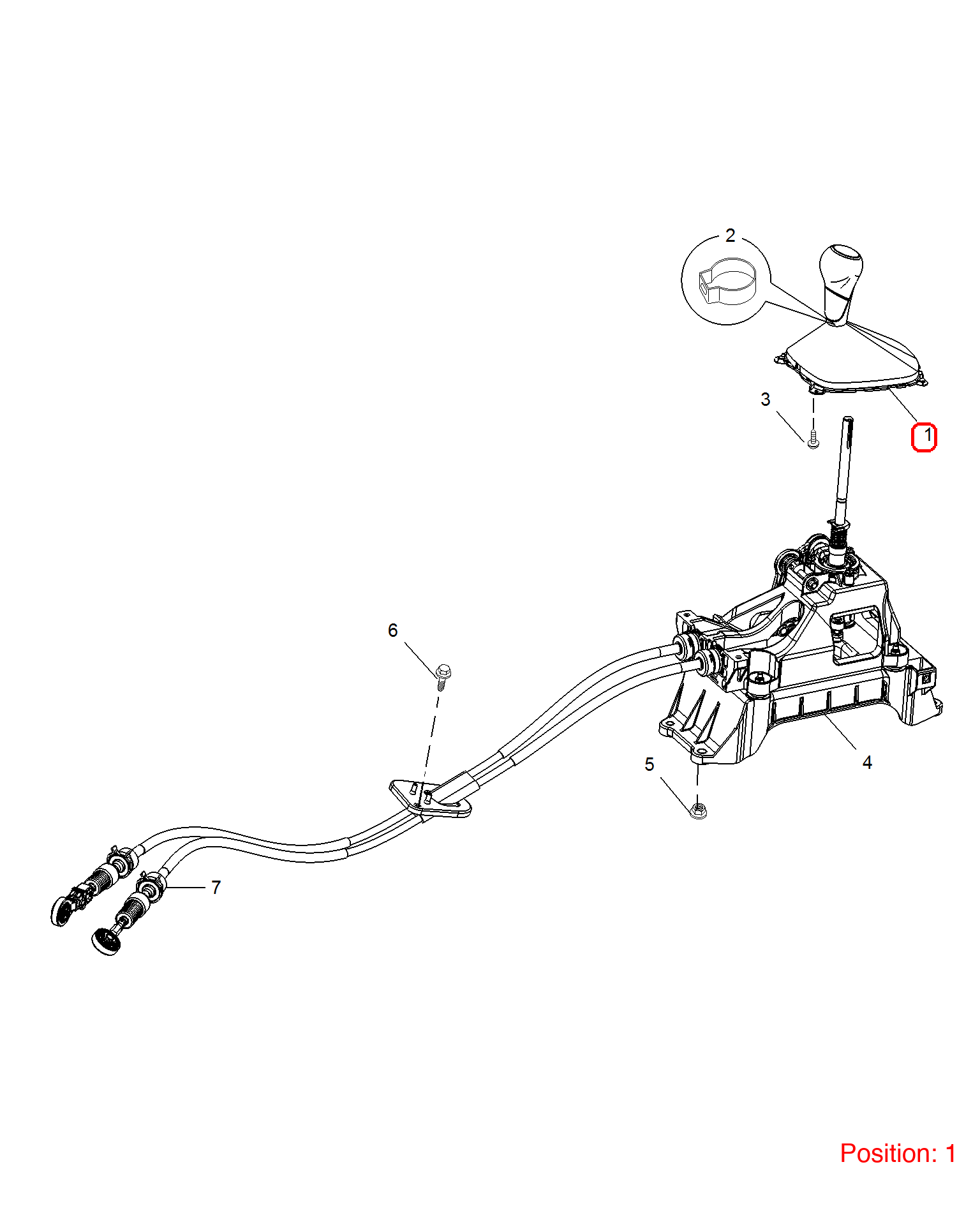 MG Gear shift lever ball head OEM 10255662 FOR MG 10255662-MG_OEM