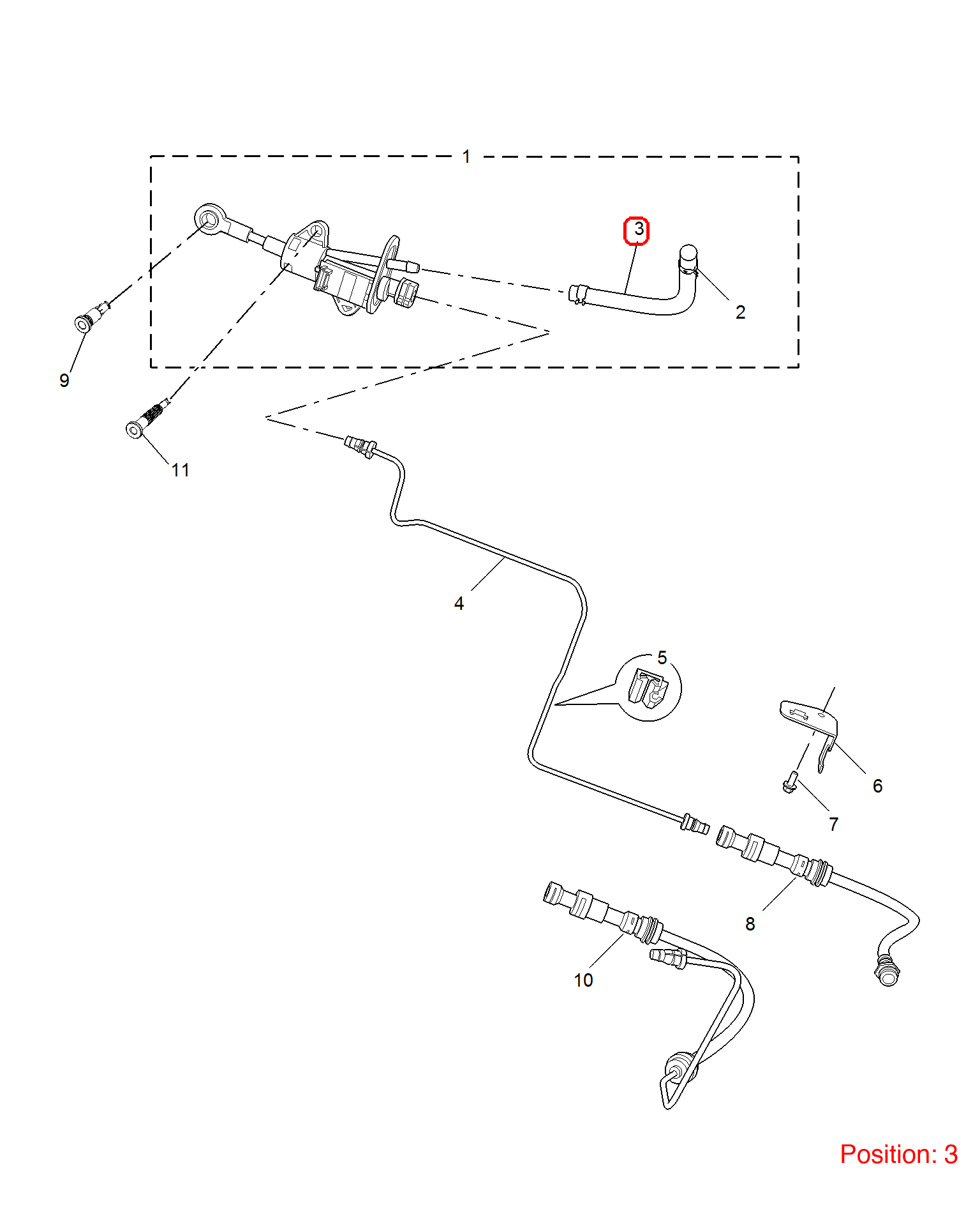 MG Clutch oil pipe OEM 10257949 FOR MG6 10257949-MG_OEM