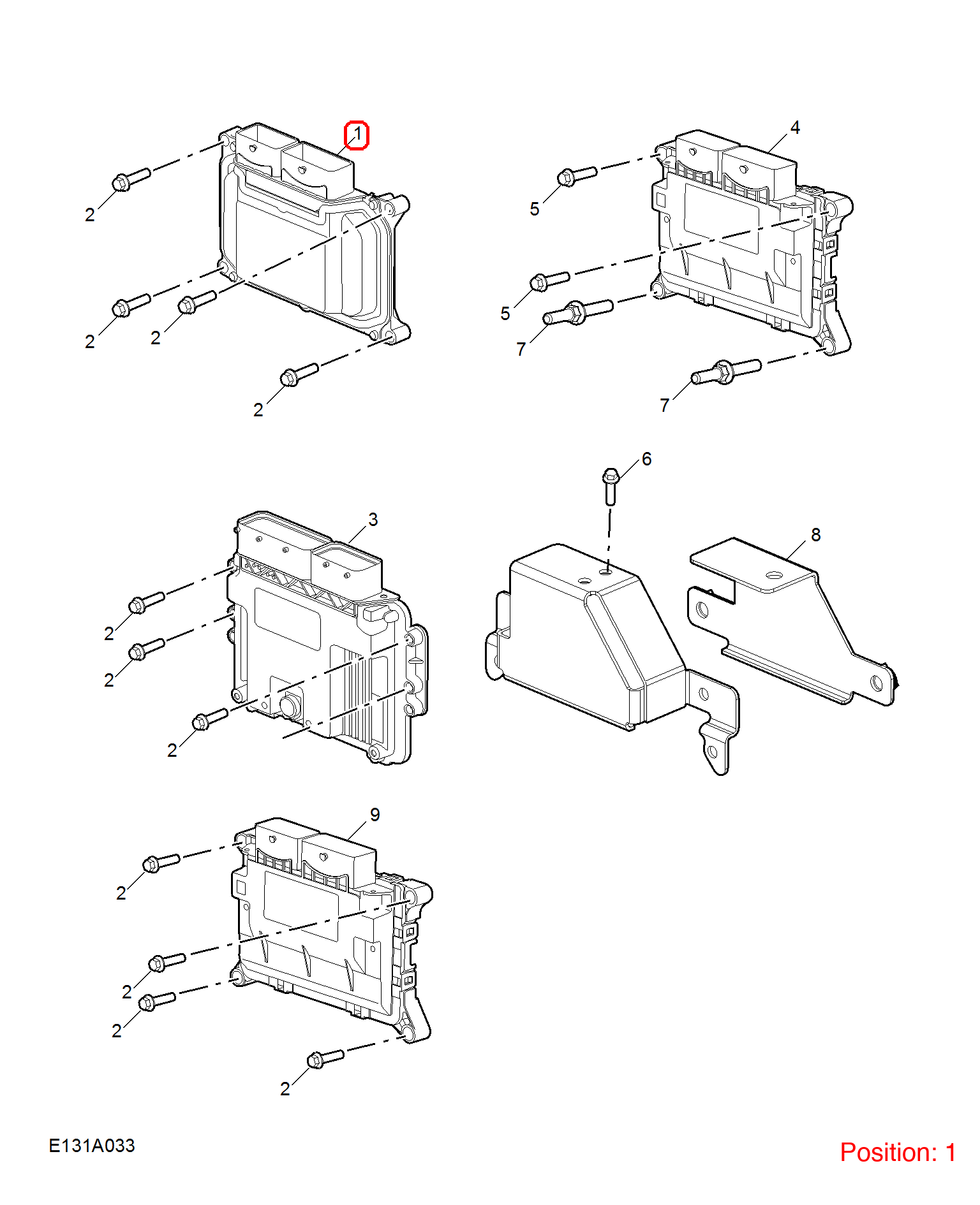 MG Engine computer OEM 10258021 FOR MG 10258021-MG_OEM