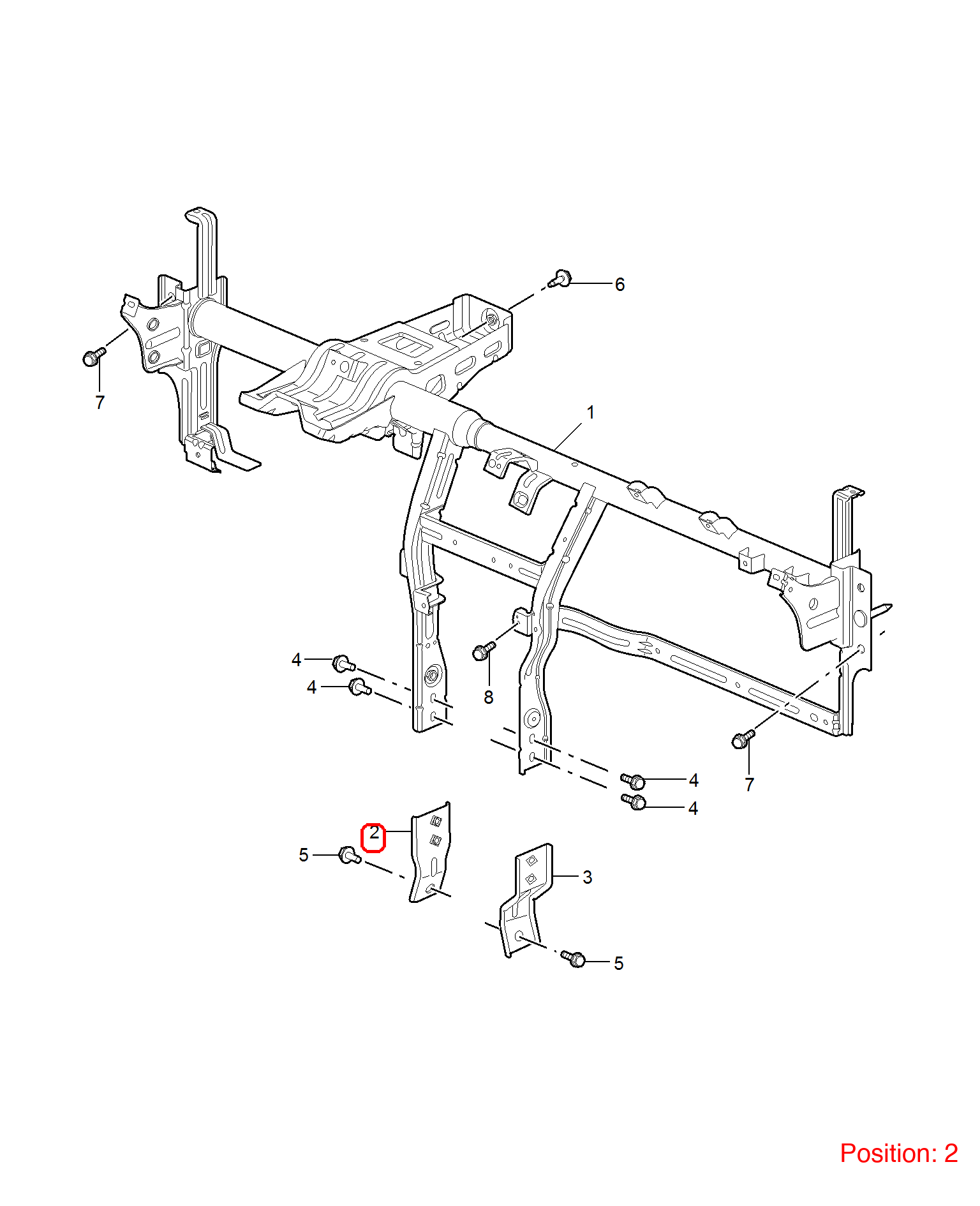 MG Bracket OEM 10261172SEPP FOR MG 10261172SEPP-MG_OEM