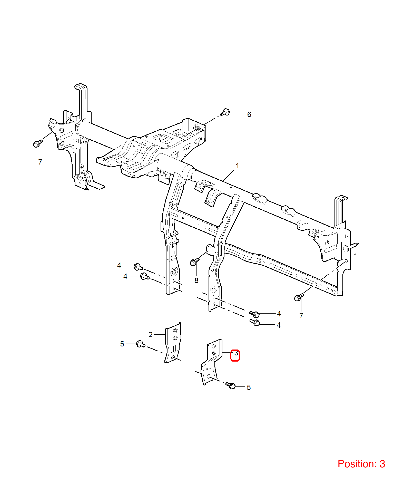 MG Bracket OEM 10261173SEPP FOR MG 10261173SEPP-MG_OEM