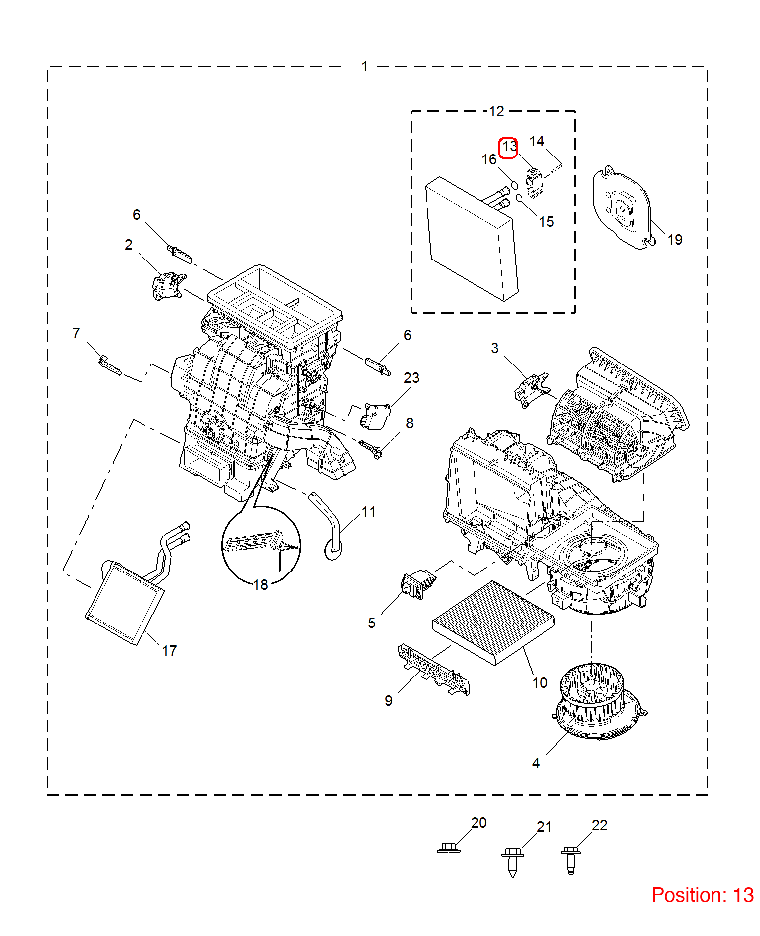 MG Expansion valve OEM 10264947 FOR MG5 MG6 10264947-MG_OEM