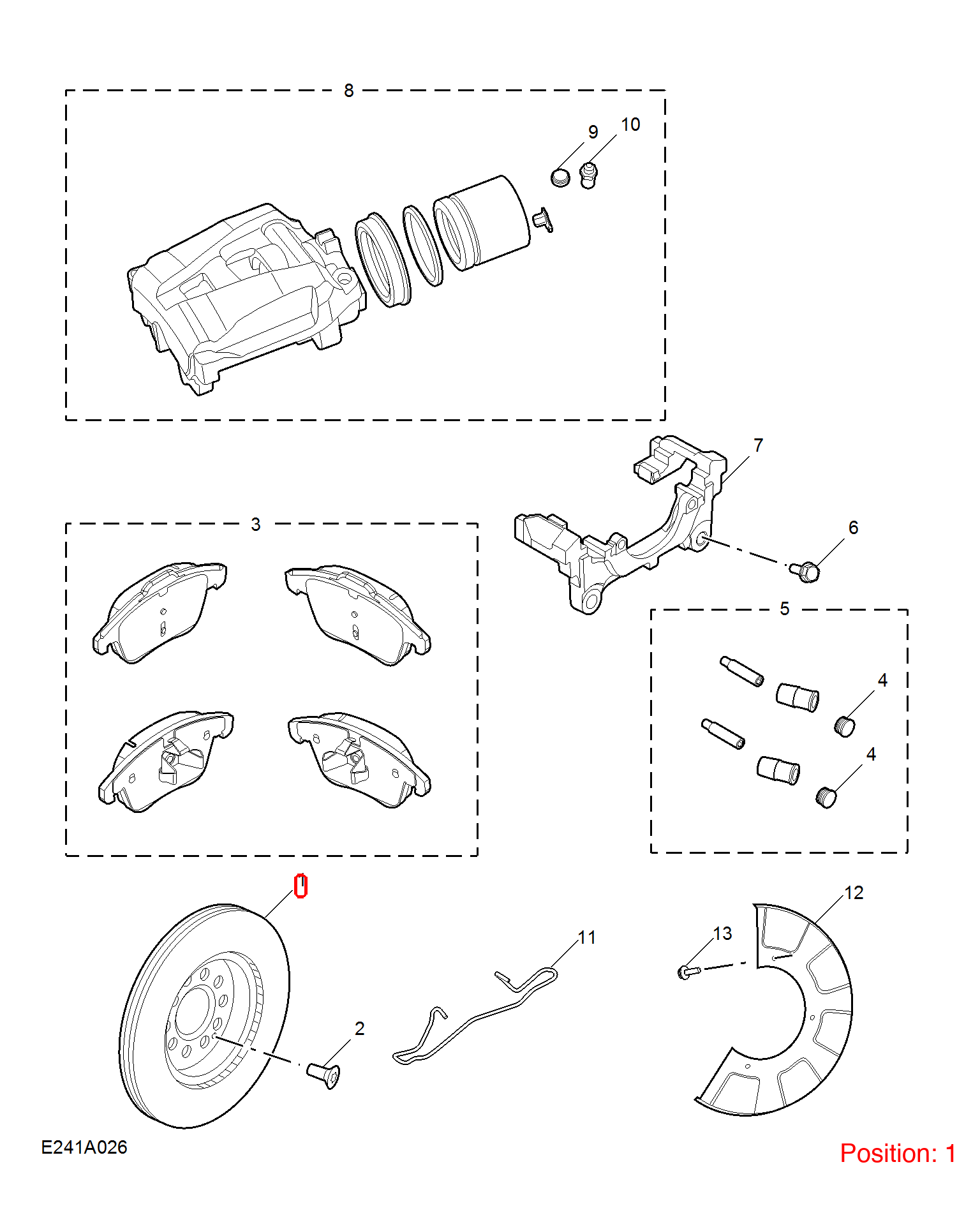 MG Brake disc OEM 10266048 FOR MG 10266048-MG_OEM