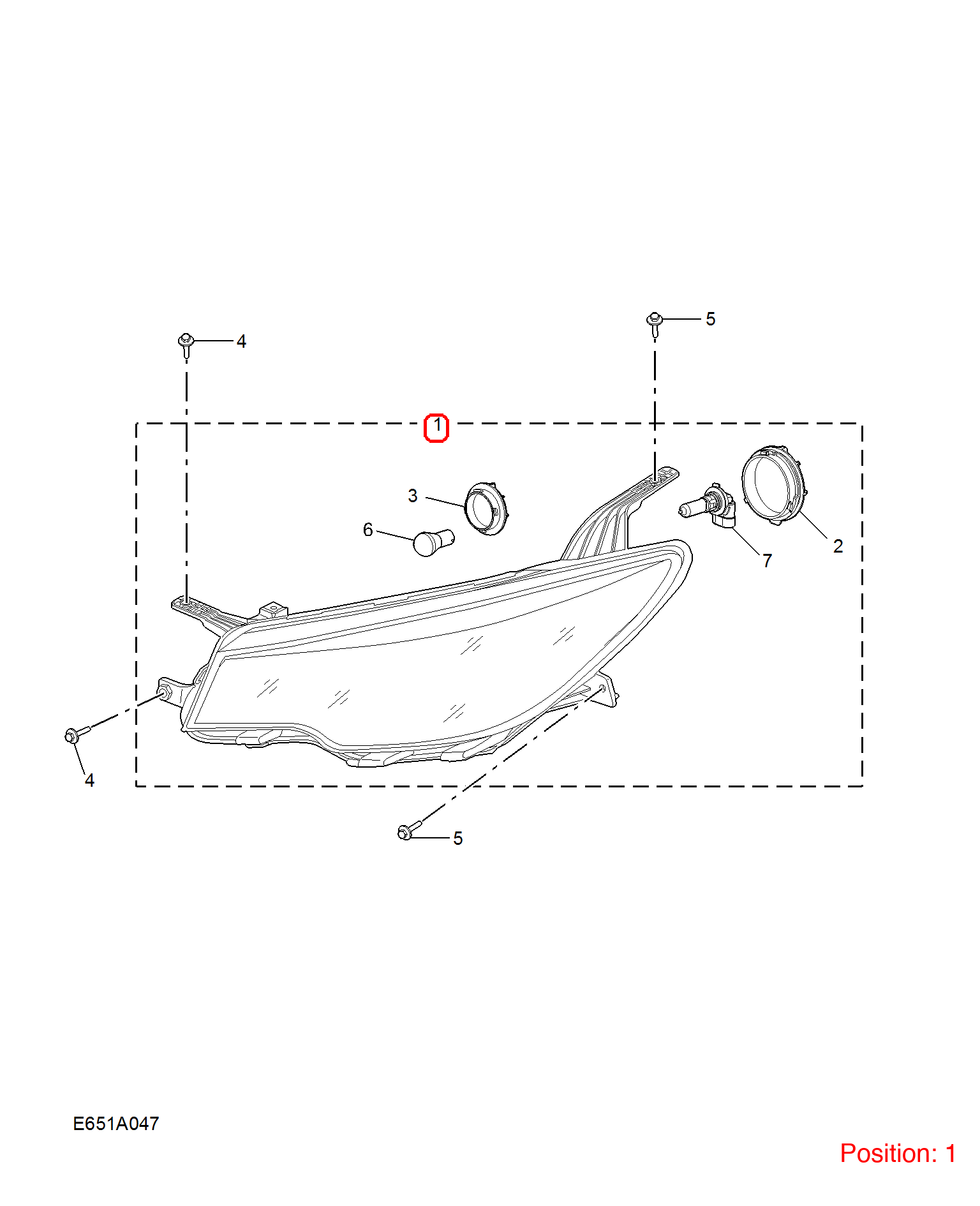 MG Headlight OEM 10266528 FOR MG 10266528-MG_OEM