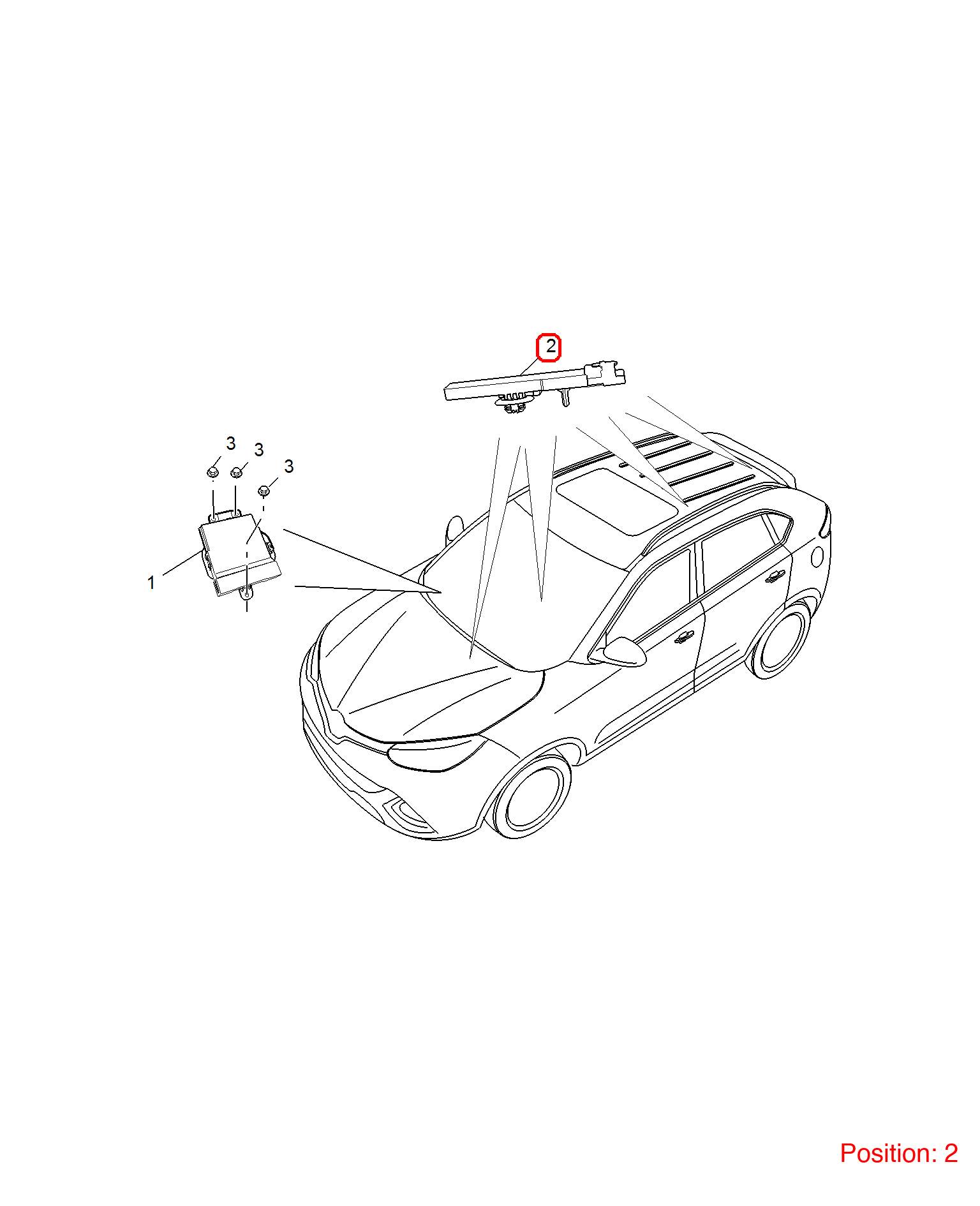 MG Antenna OEM 10267784 FOR MG 10267784-MG_OEM