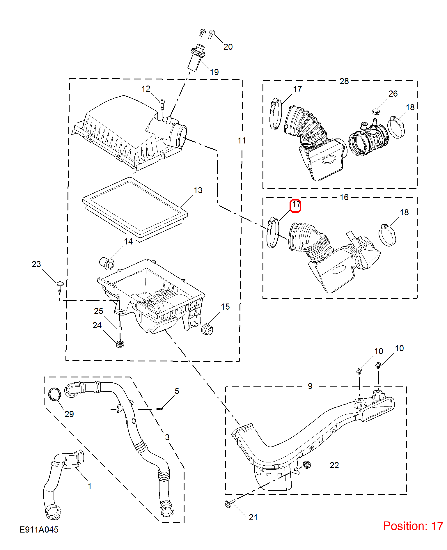 MG Clamp OEM 10268050 FOR MG5 MG6 10268050-MG_OEM
