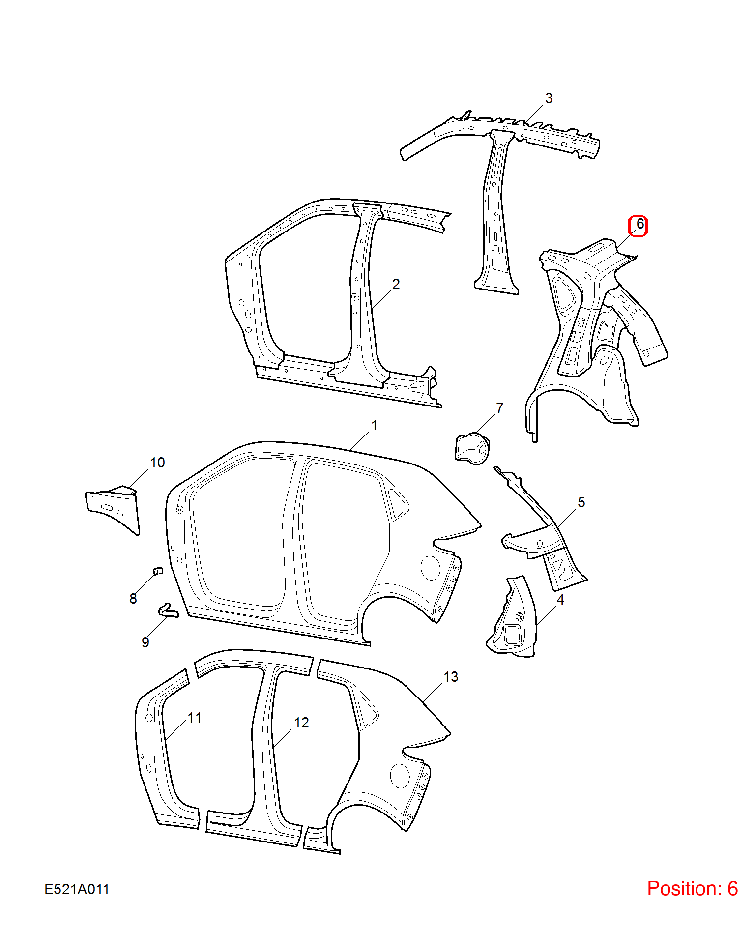 MG Fender Liner OEM 10278267 FOR MG 10278267-MG_OEM