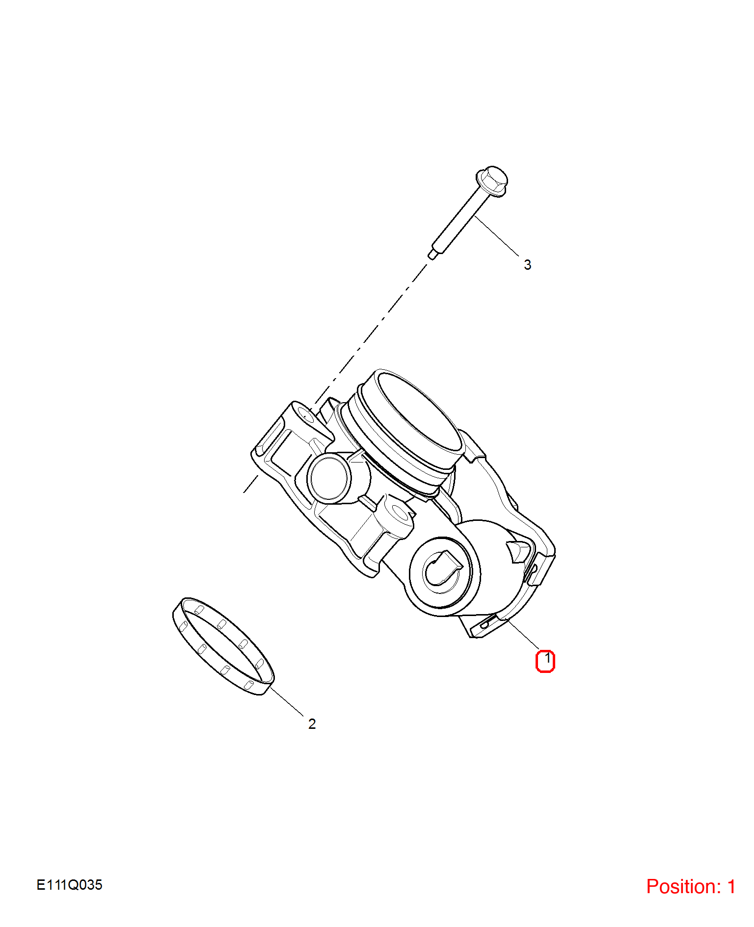 MG Throttle body OEM 10278886 FOR MG MG5 MG6 10278886-MG_OEM
