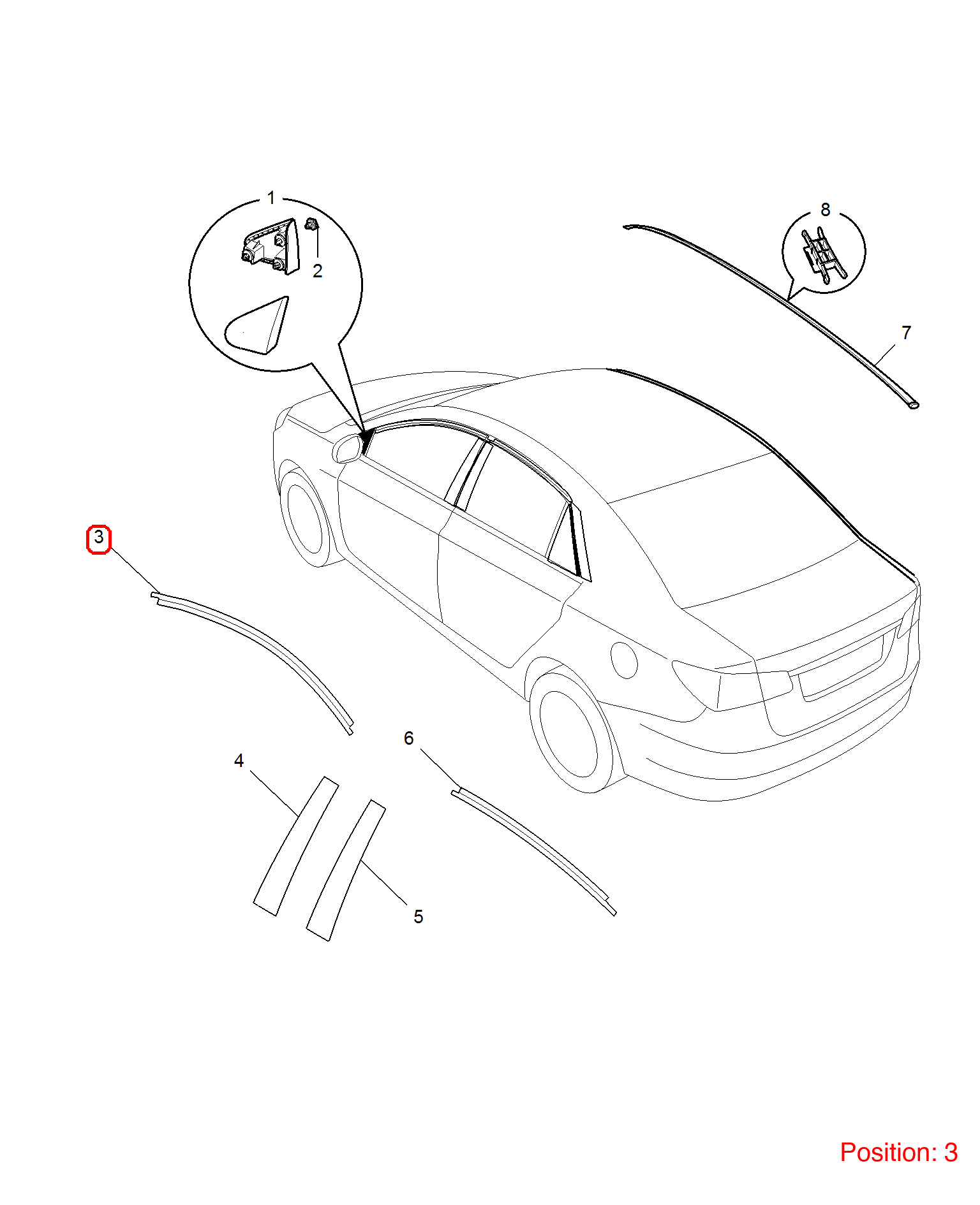 MG Door sticker OEM 10283242 10283242-MG_OEM