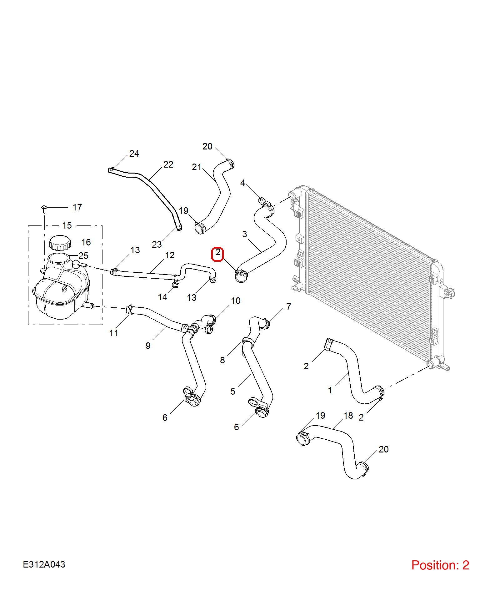 MG Clamp OEM 10293024 FOR MG MG6 10293024-MG_OEM