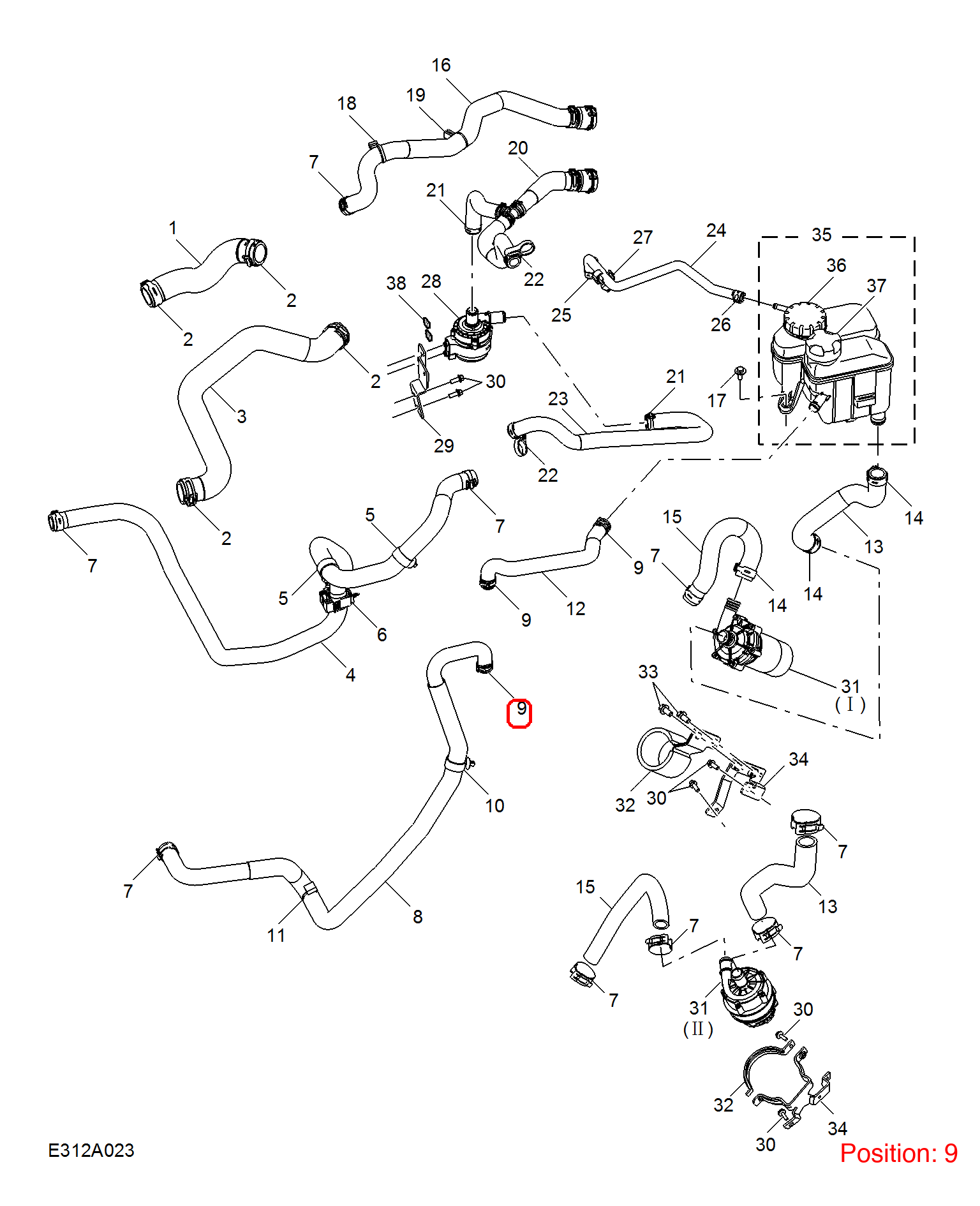 MG Clamp OEM 10293044 FOR MG MG6 10293044-MG_OEM