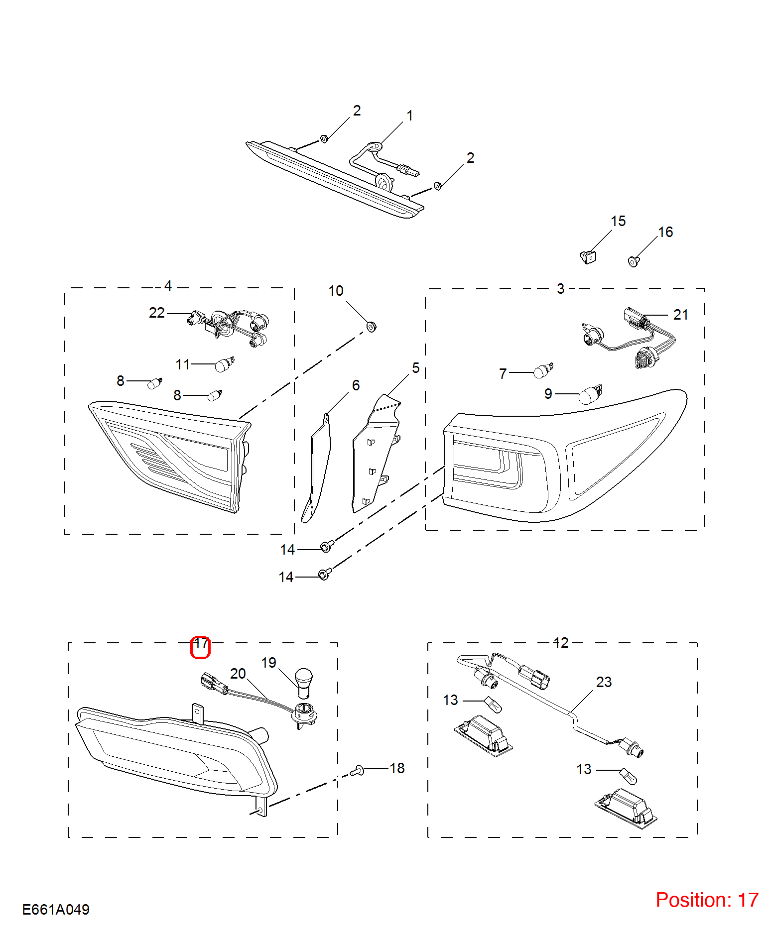 MG Fog lamp OEM 10293795 FOR MG 10293795-MG_OEM