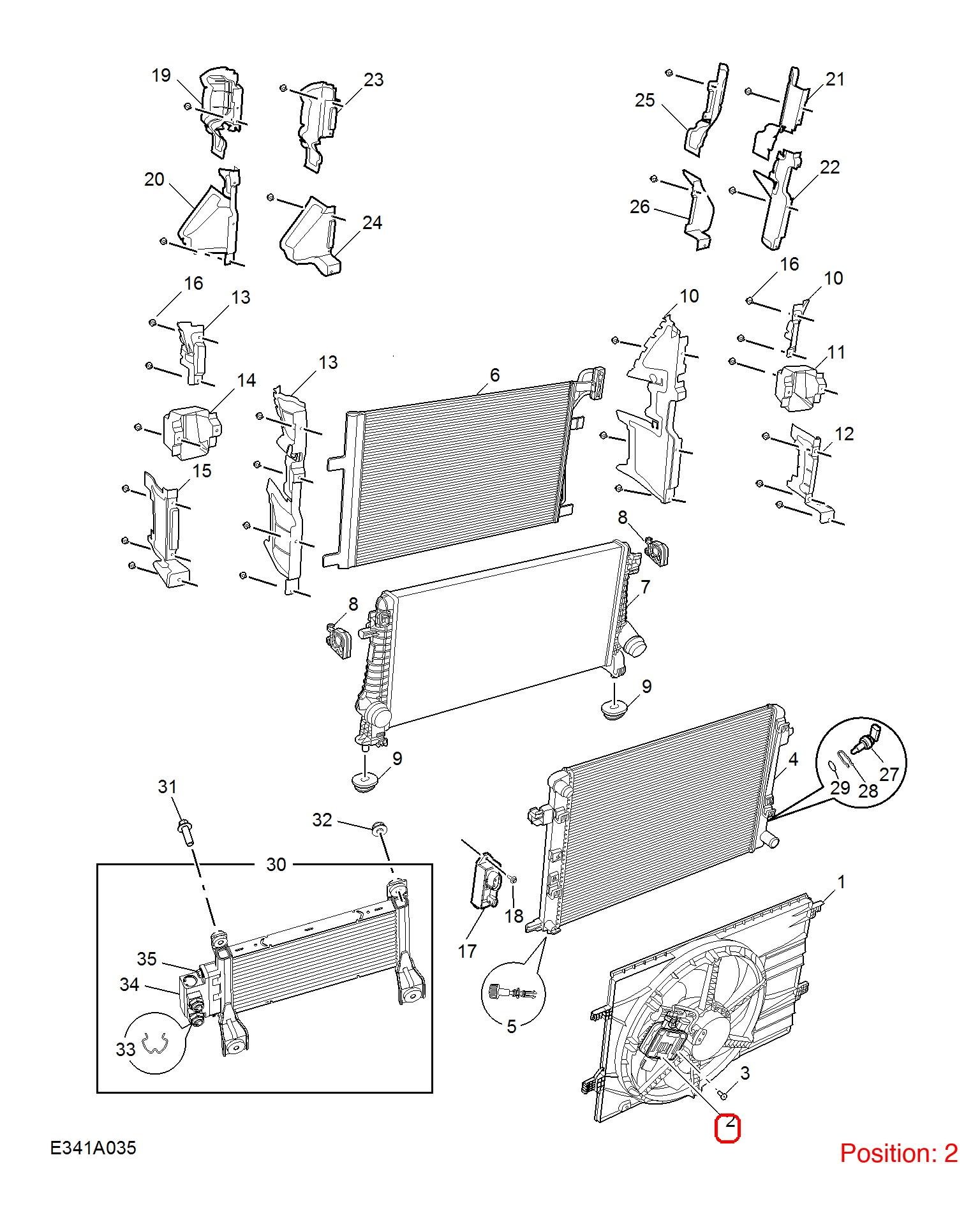 MG Fan computer OEM 10297622 FOR MG5 MG6 10297622-MG_OEM