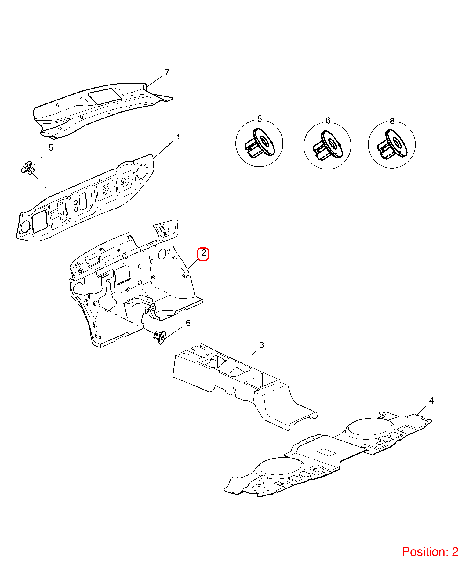 MG Firewall insulation cotton OEM 10297782 FOR MG RX5 10297782-MG_OEM