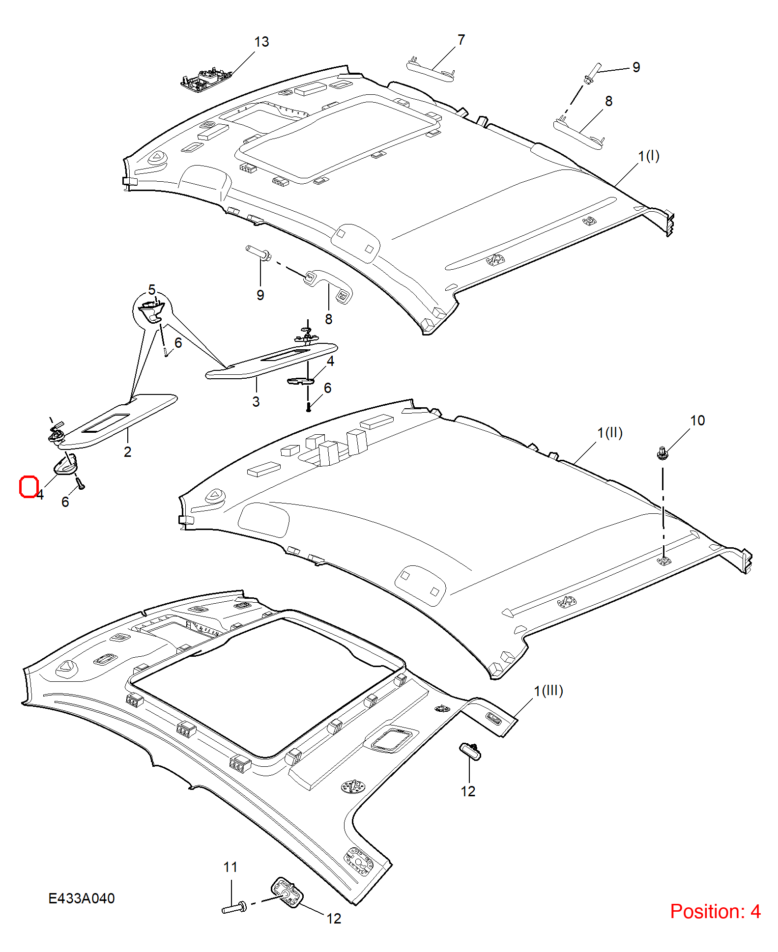MG Trim cover OEM 10303365ASA FOR MG RX5 MG6 10303365ASA-MG_OEM