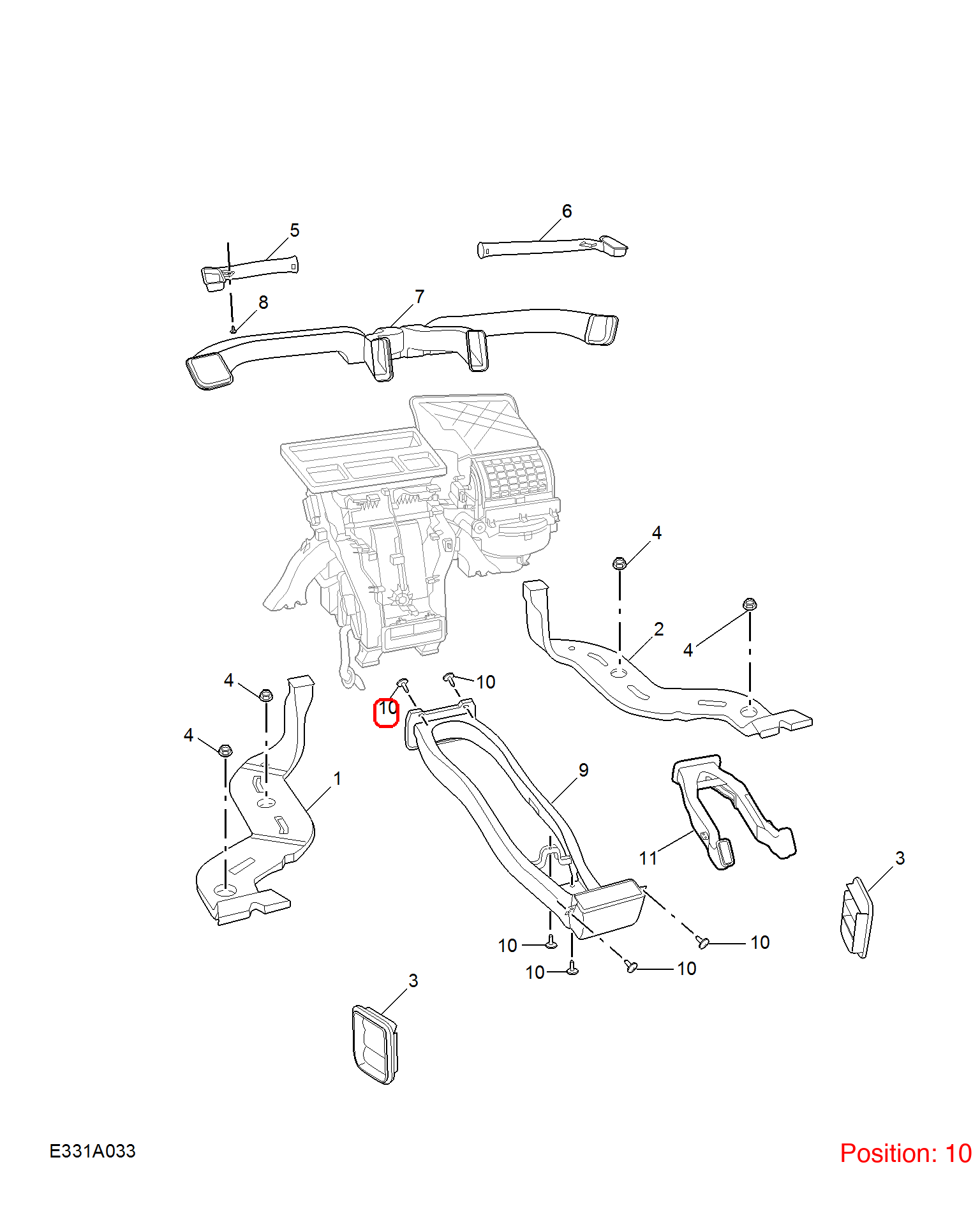 MG Screw OEM 10307609 FOR RX5 RX8 MG6 10307609-MG_OEM