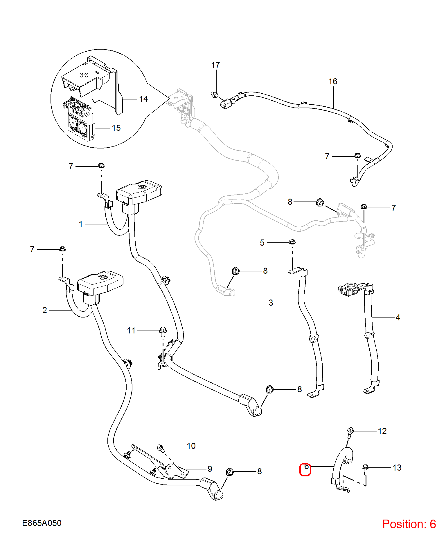 MG Negative wire OEM 10316580 FOR MG 10316580-MG_OEM