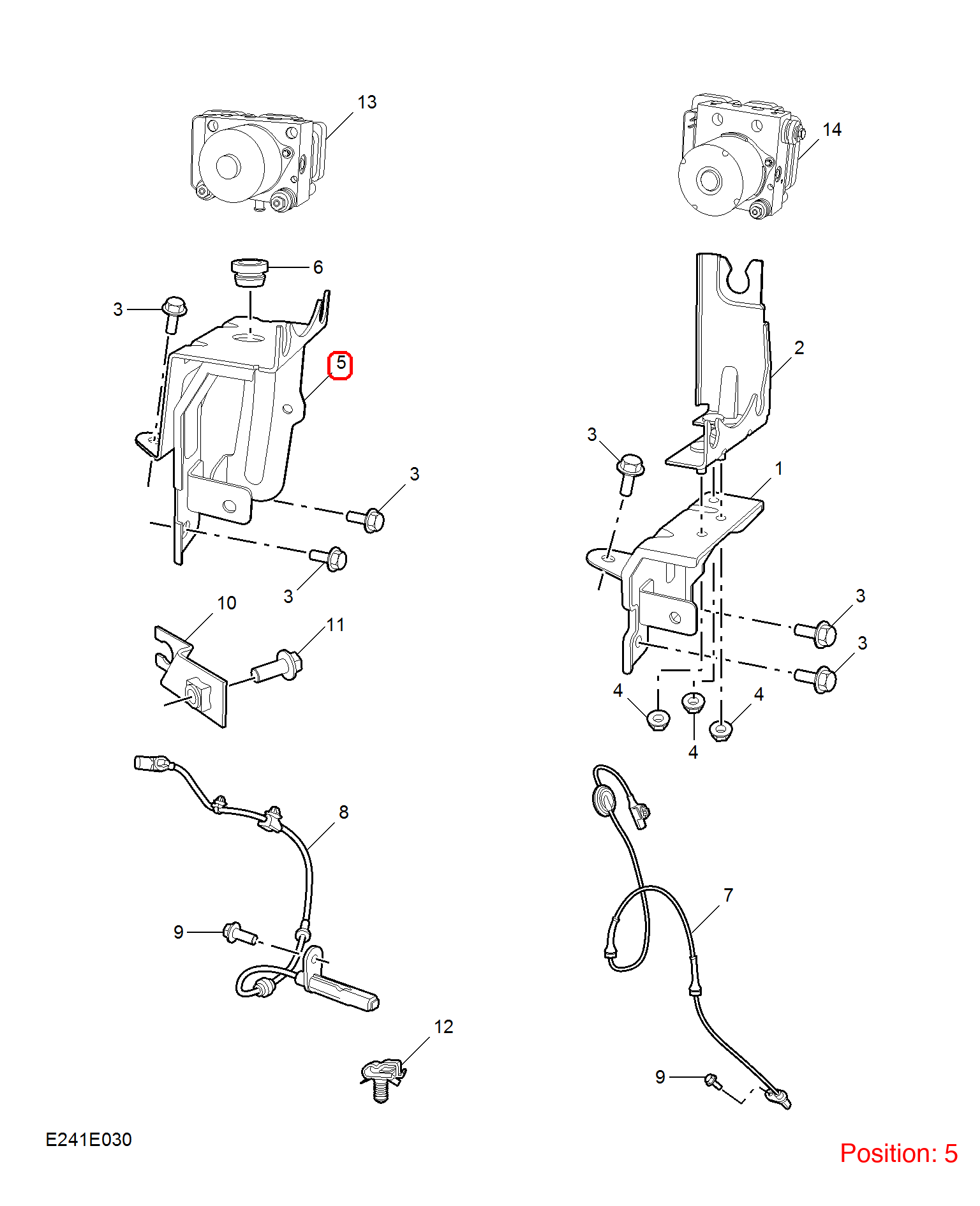 MG ABS pump bracket OEM 10317697 FOR MG 10317697-MG_OEM