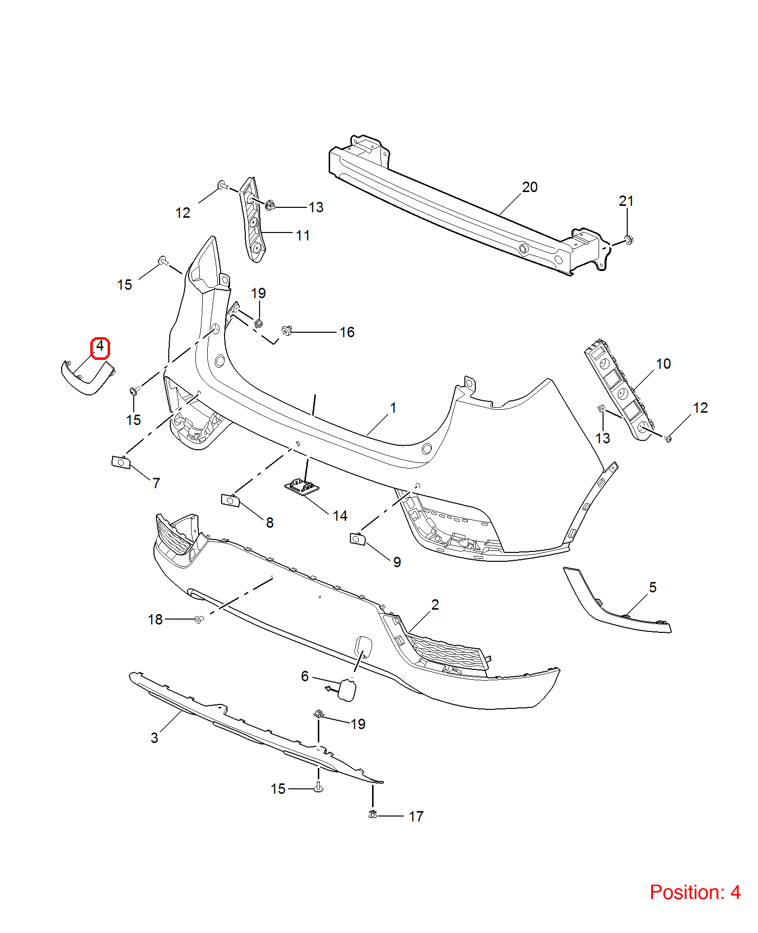 MG Bumper grille OEM 10322246 FOR MG 10322246-MG_OEM