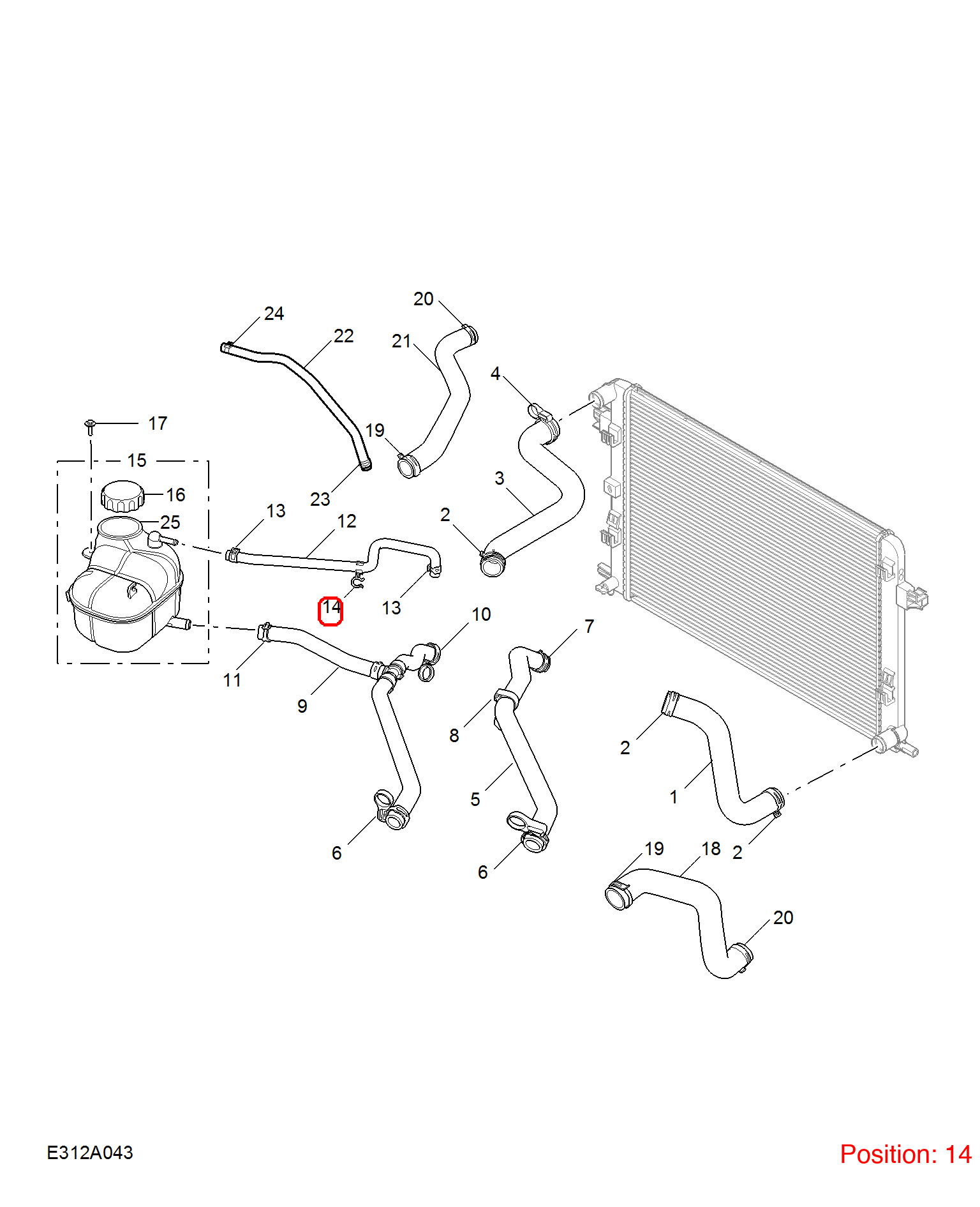 MG Clamp OEM 10331535 FOR MG6 10331535-MG_OEM