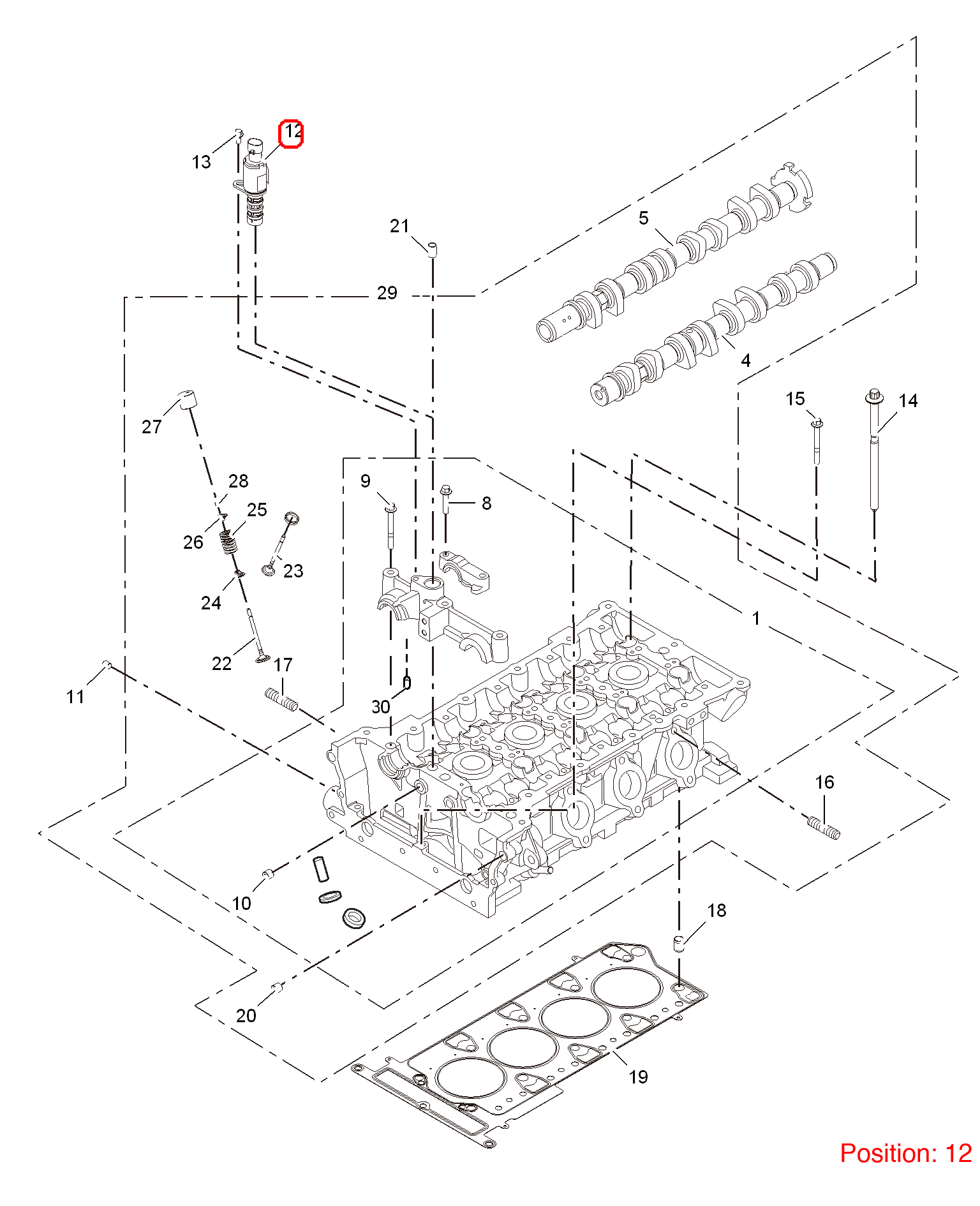 MG Camshaft Adjuster Solenoid Valve OEM 10335999 FOR MG3 MG350 MG5 10335999-MG_OEM