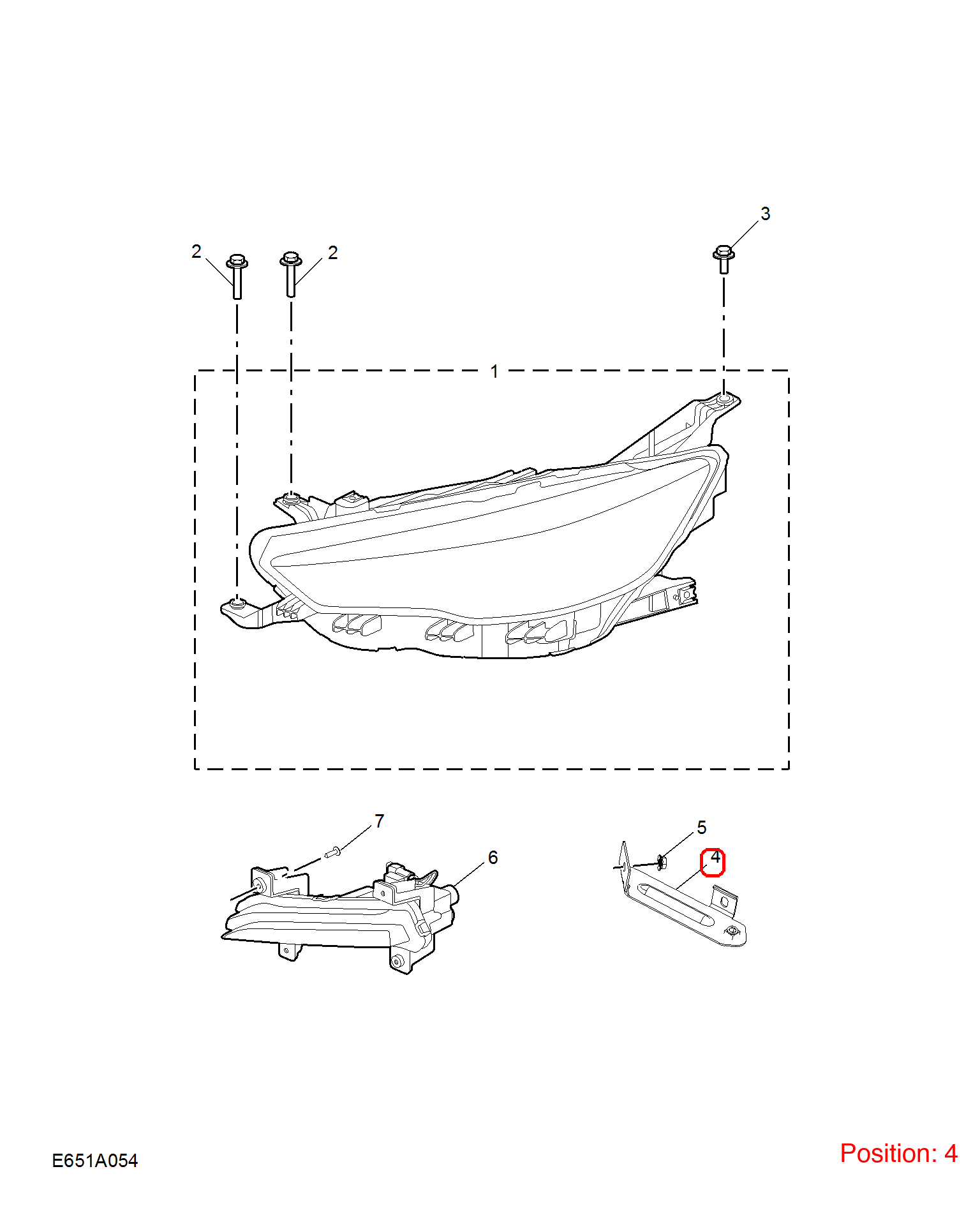 MG Headlight Bracket OEM 10340285 FOR MG MG6 10340285-MG_OEM