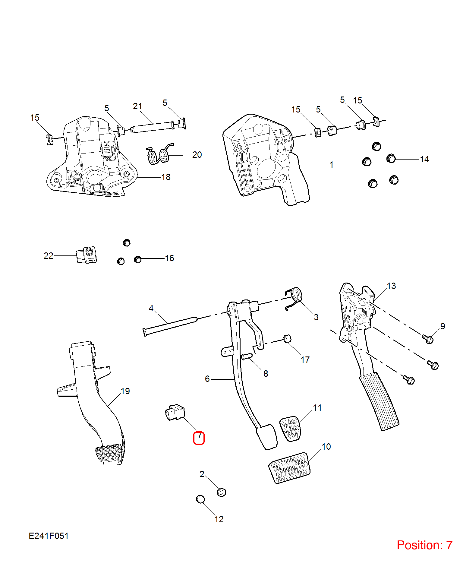MG Brake light switch OEM 10347470 FOR MG 10347470-MG_OEM