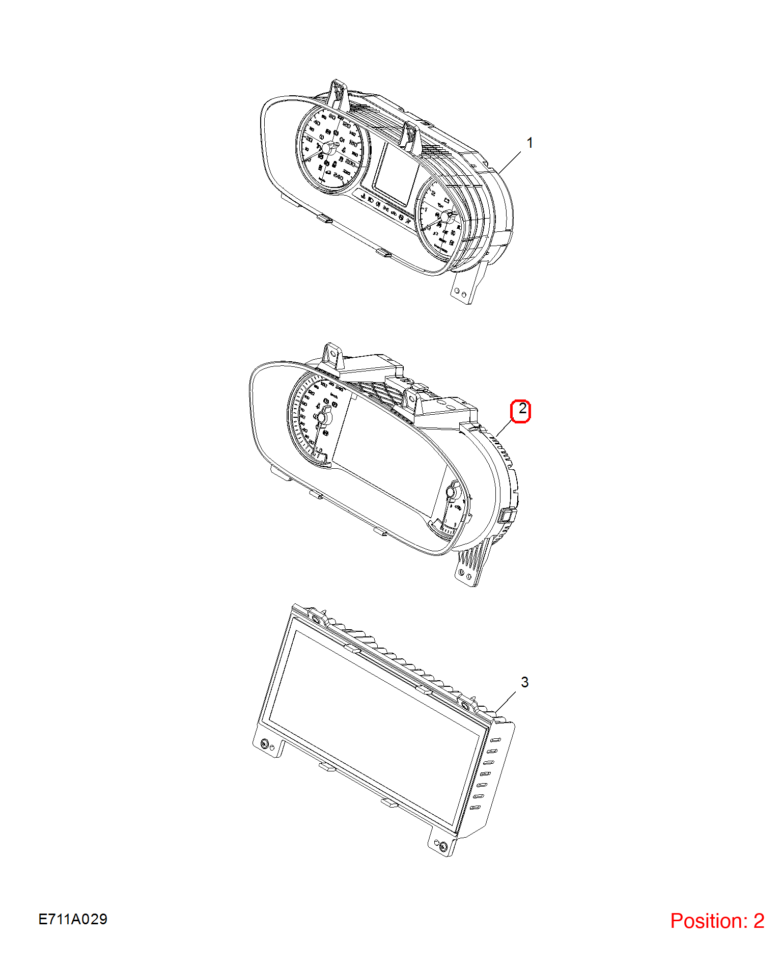 MG Combination instrument assembly OEM 10348751 FOR MG6 10348751-MG_OEM