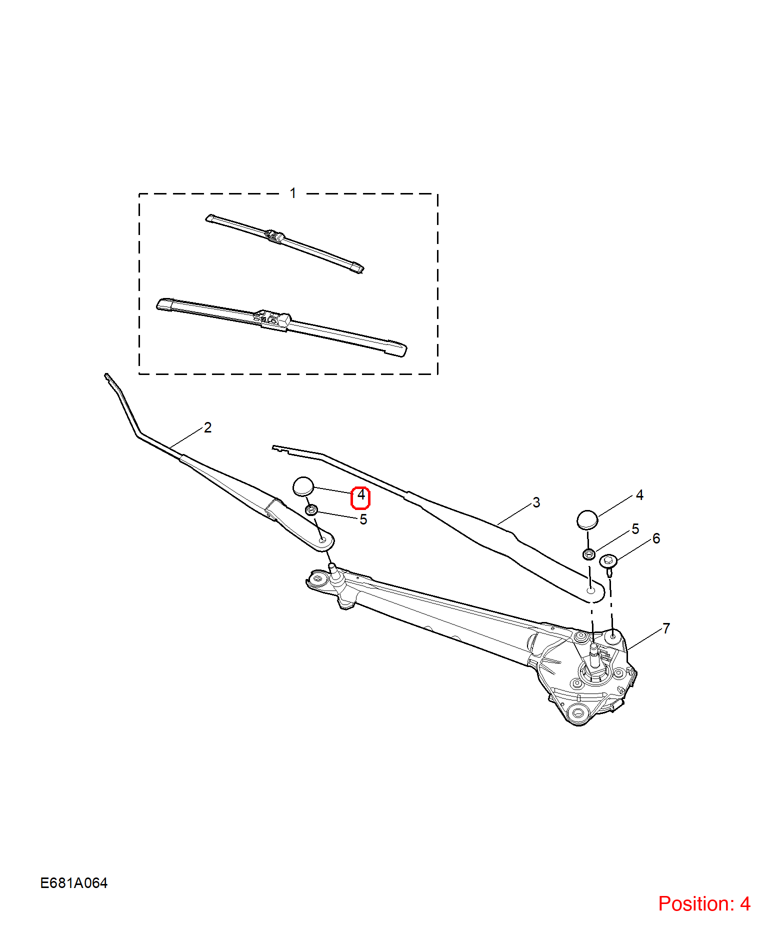 MG Wiper arm cover OEM 10352866 FOR MG MG5 RX8 10352866-MG_OEM
