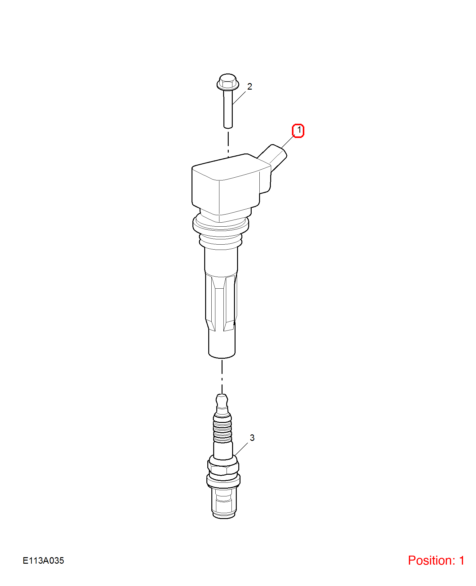 MG Ignition coil OEM 10353257 FOR MG MG5 10353257-MG_OEM