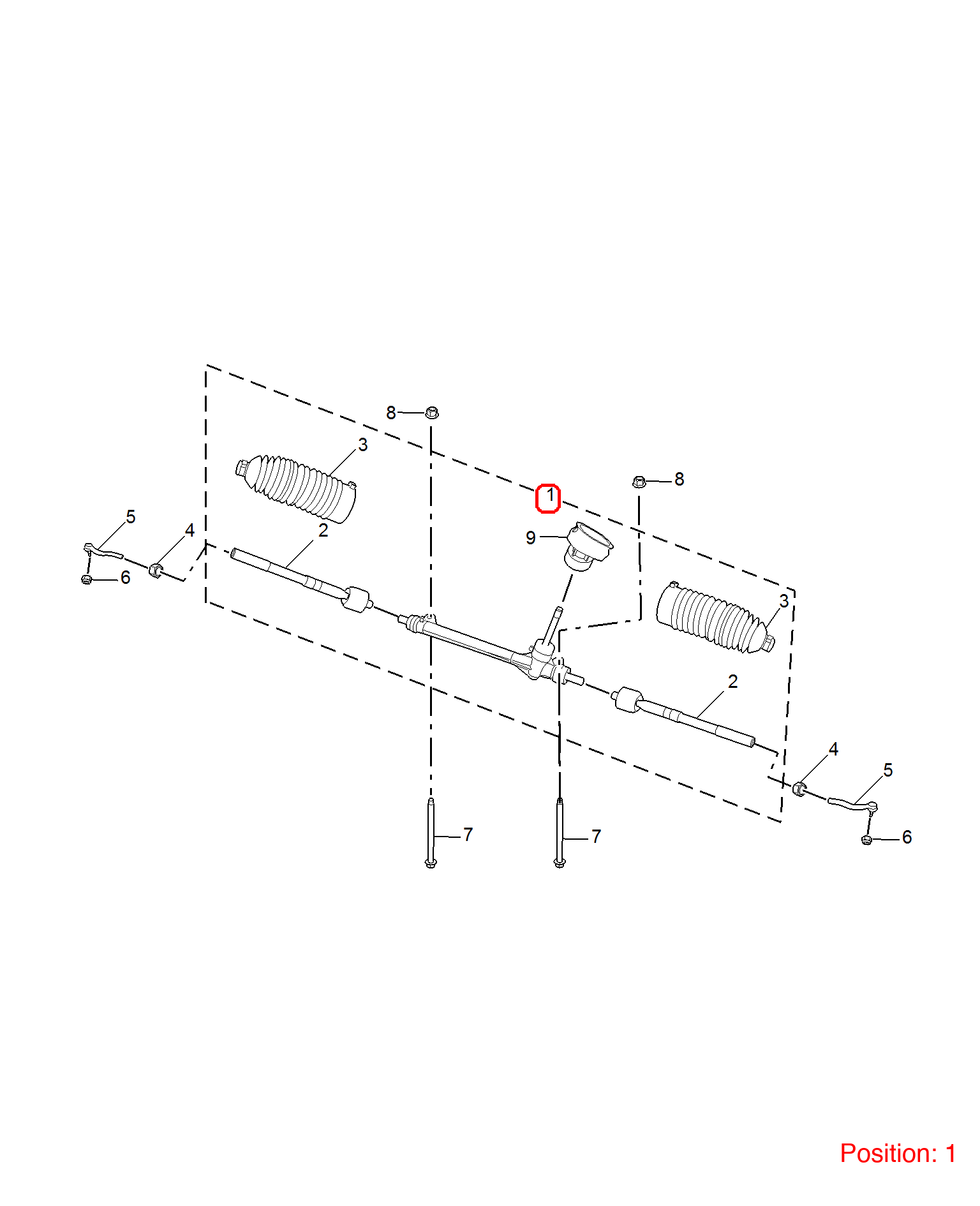 MG Steering gear OEM 10355271 FOR MG 10355271-MG_OEM