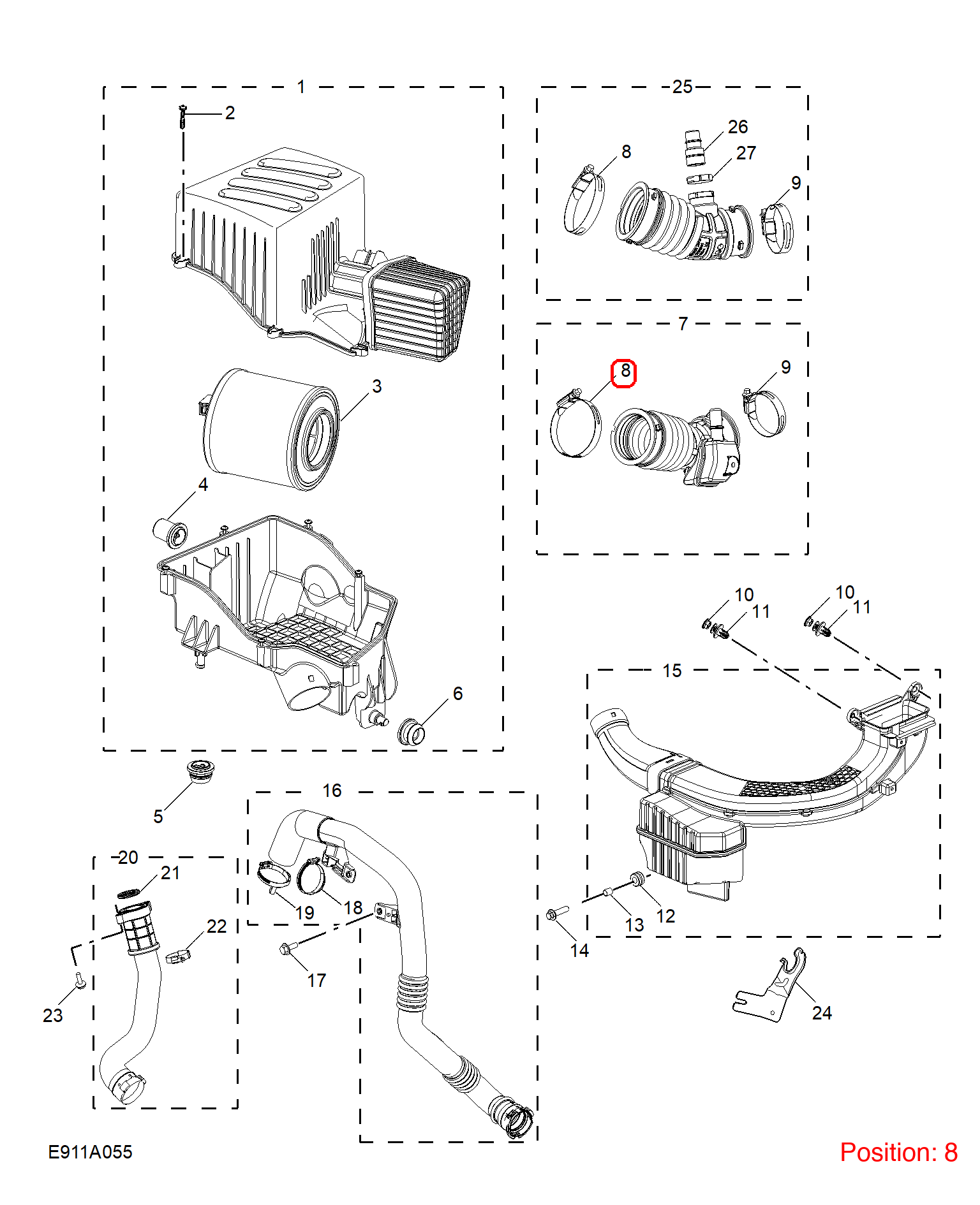 MG Clamp OEM 10355815 FOR MG 10355815-MG_OEM
