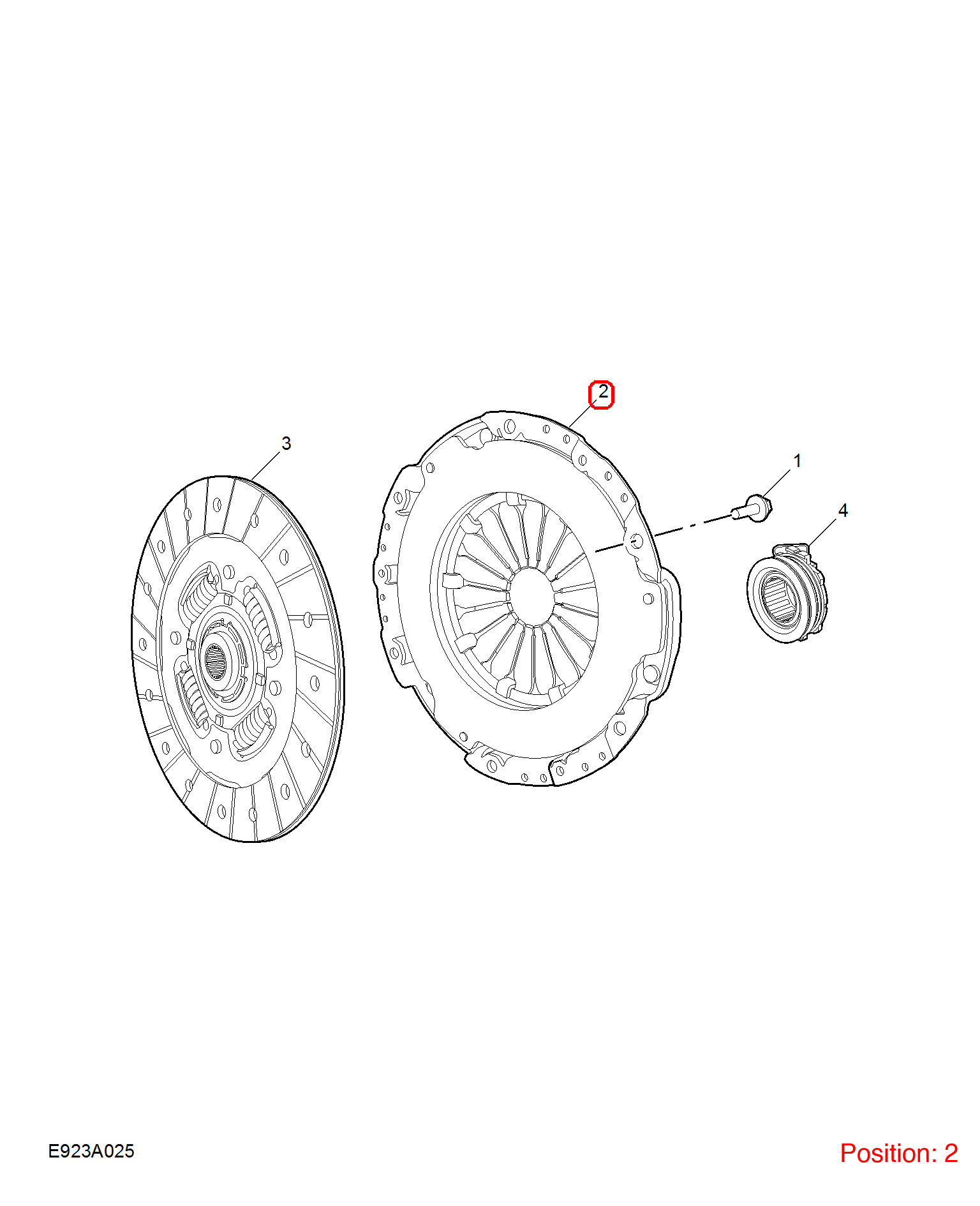 MG Clutch Pressure Plate OEM 10360266 FOR MG5 MG 10360266-MG_OEM