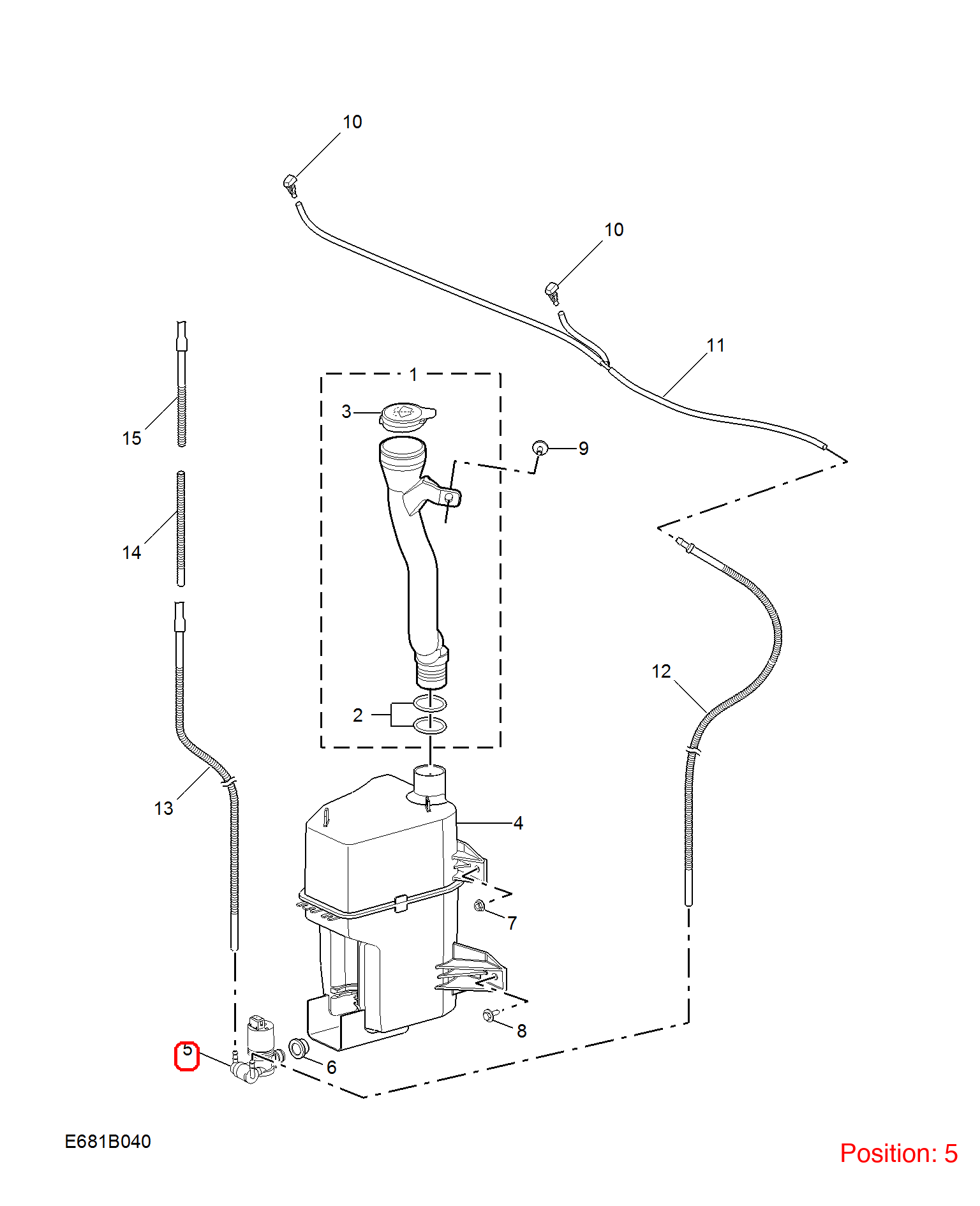 MG Washer Pump OEM 10361599 FOR MG 10361599-MG_OEM