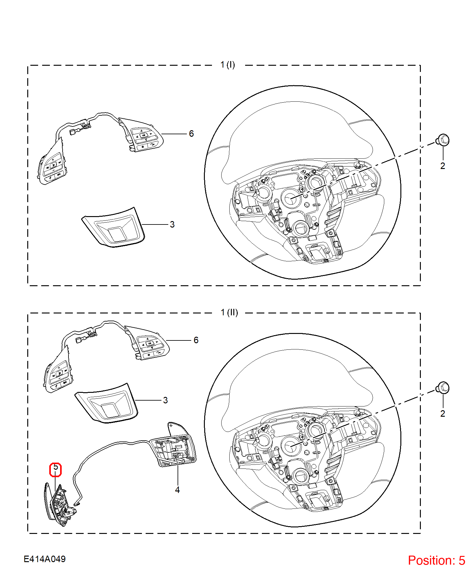 MG Steering wheel shift paddle OEM 10362992 FOR MG RX8 MG6 10362992-MG_OEM