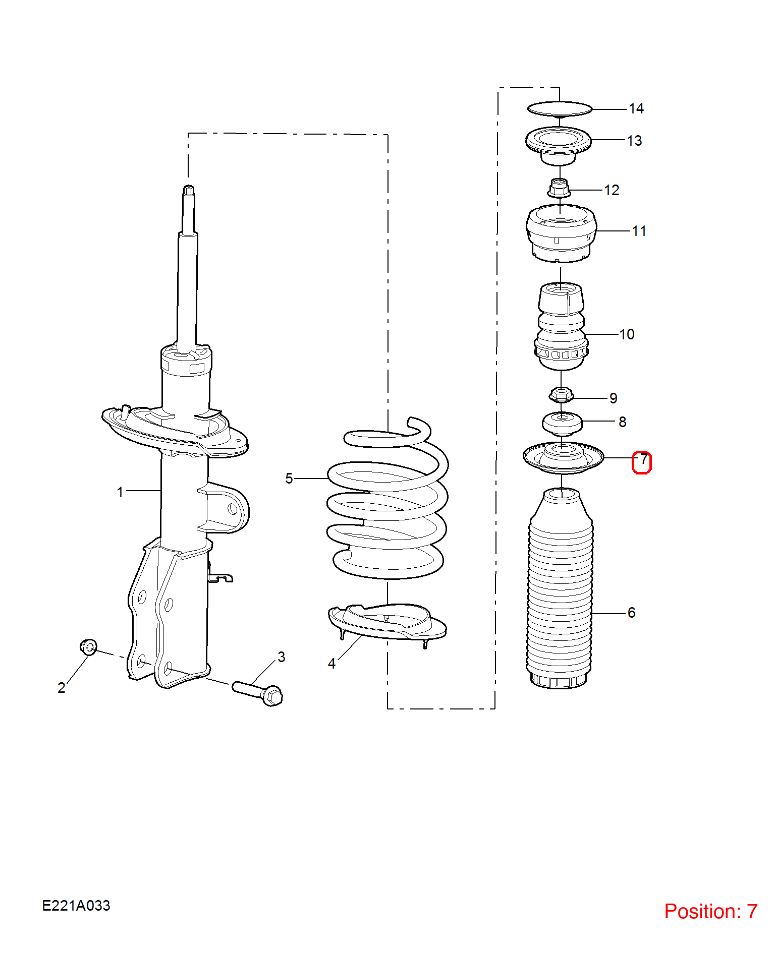 MG Shock absorber spring pad OEM 10366756 FOR MG5 MG 10366756-MG_OEM