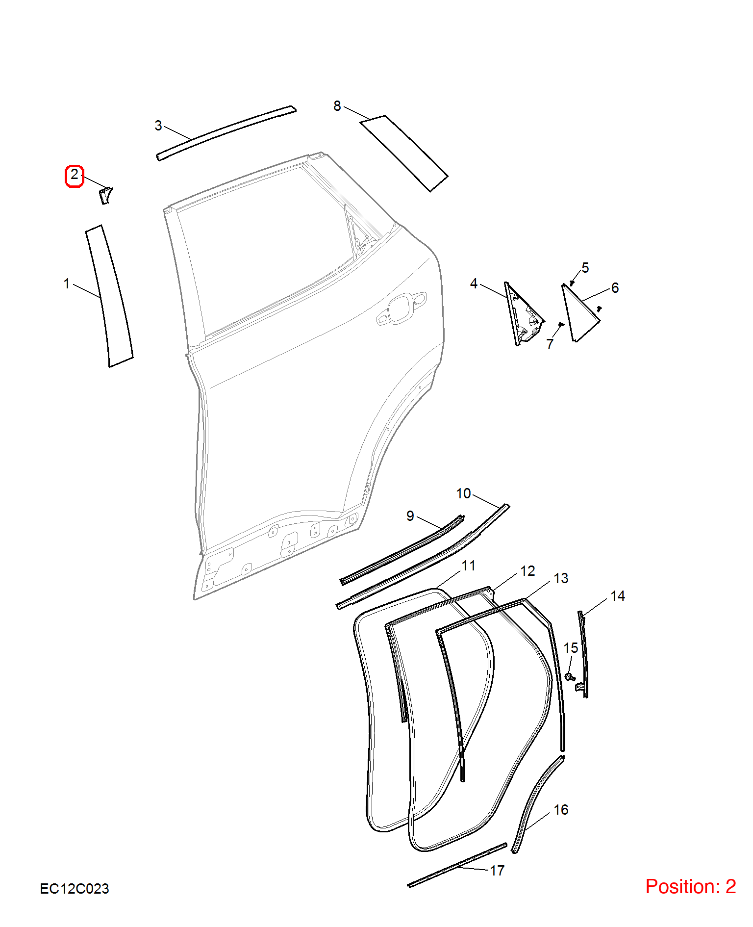 MG Trim cover OEM 10367184 FOR MG 10367184-MG_OEM