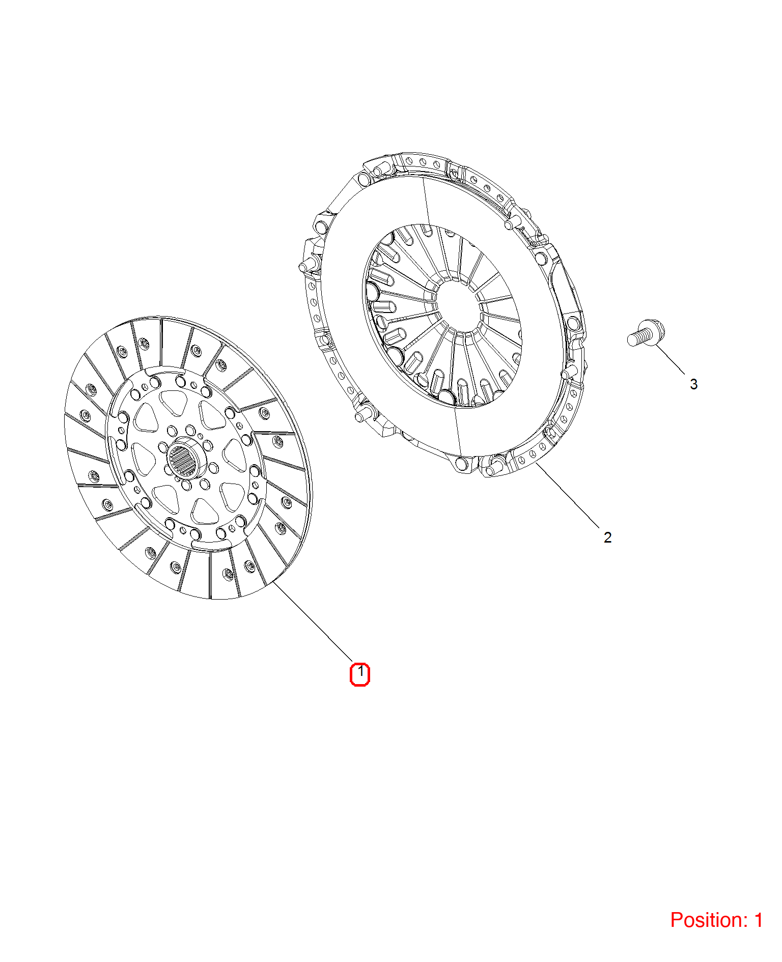 MG Clutch disc OEM 10368968 FOR MG 10368968-MG_OEM